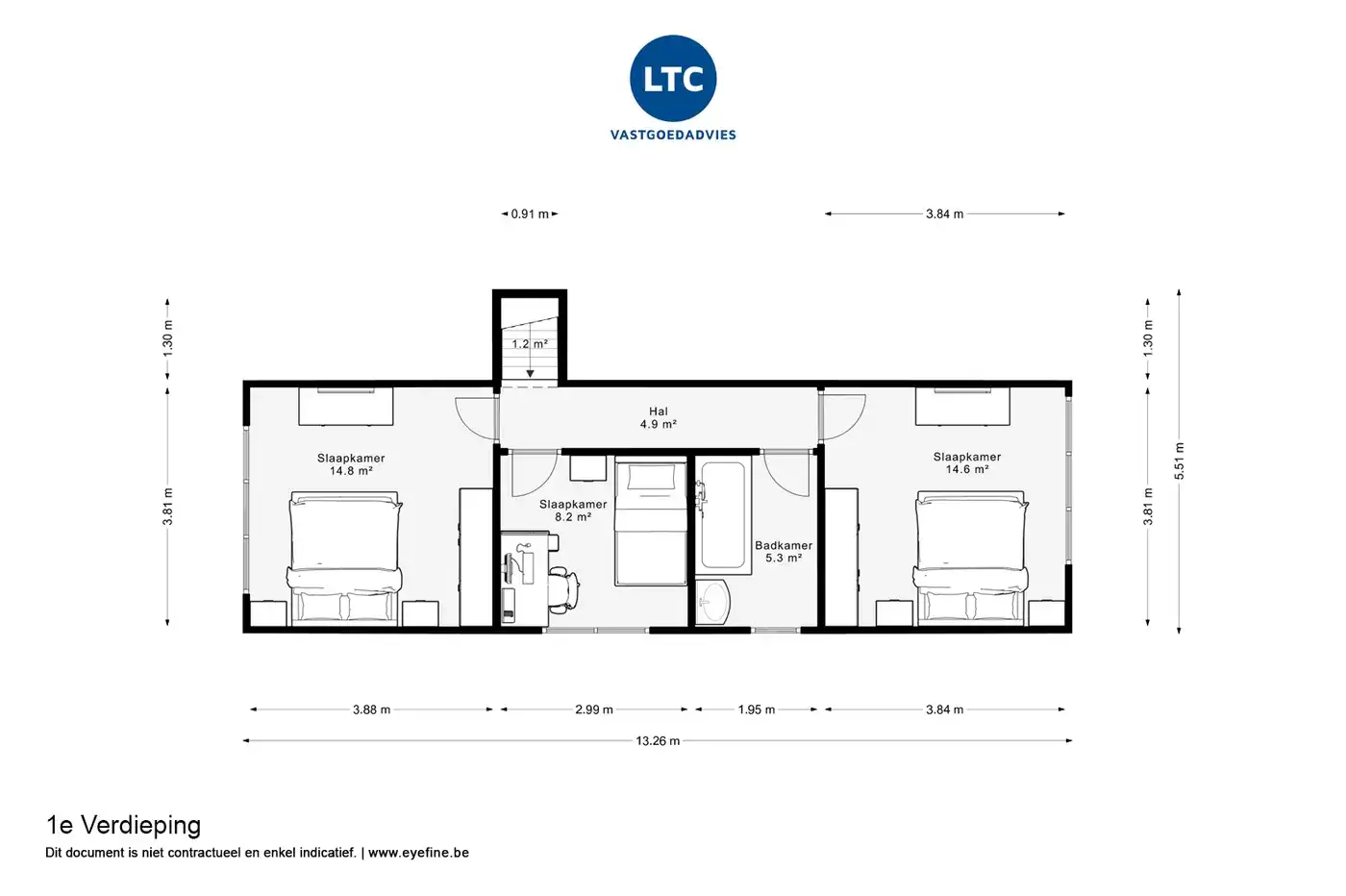 Instapklare gezinswoning met 3 slpks, grote tuin en garage  foto 35