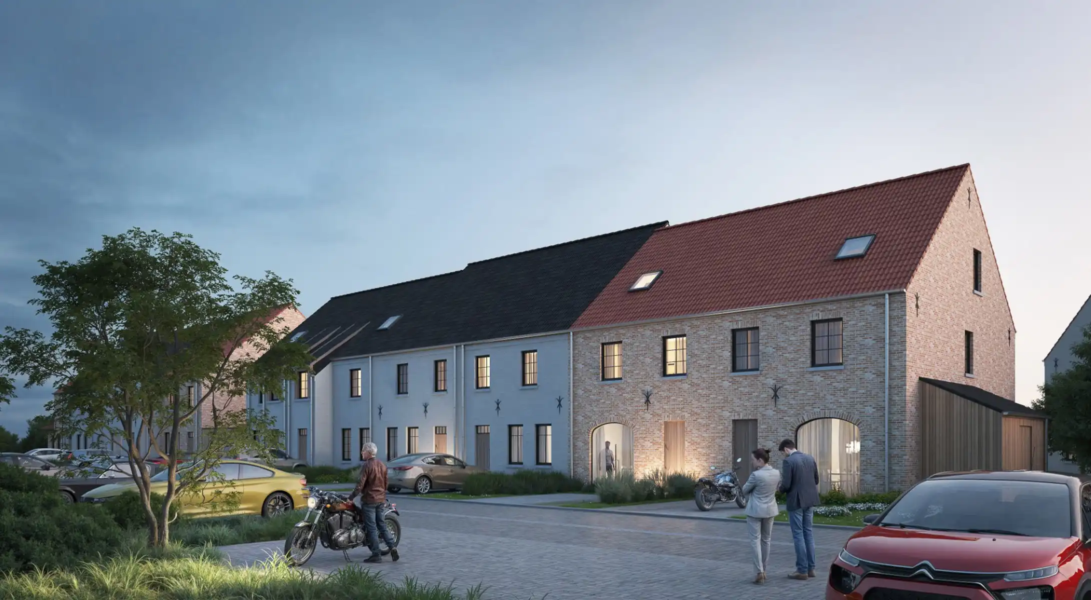 Gesloten nieuwbouw nabij de kust foto {{pictureIndex}}