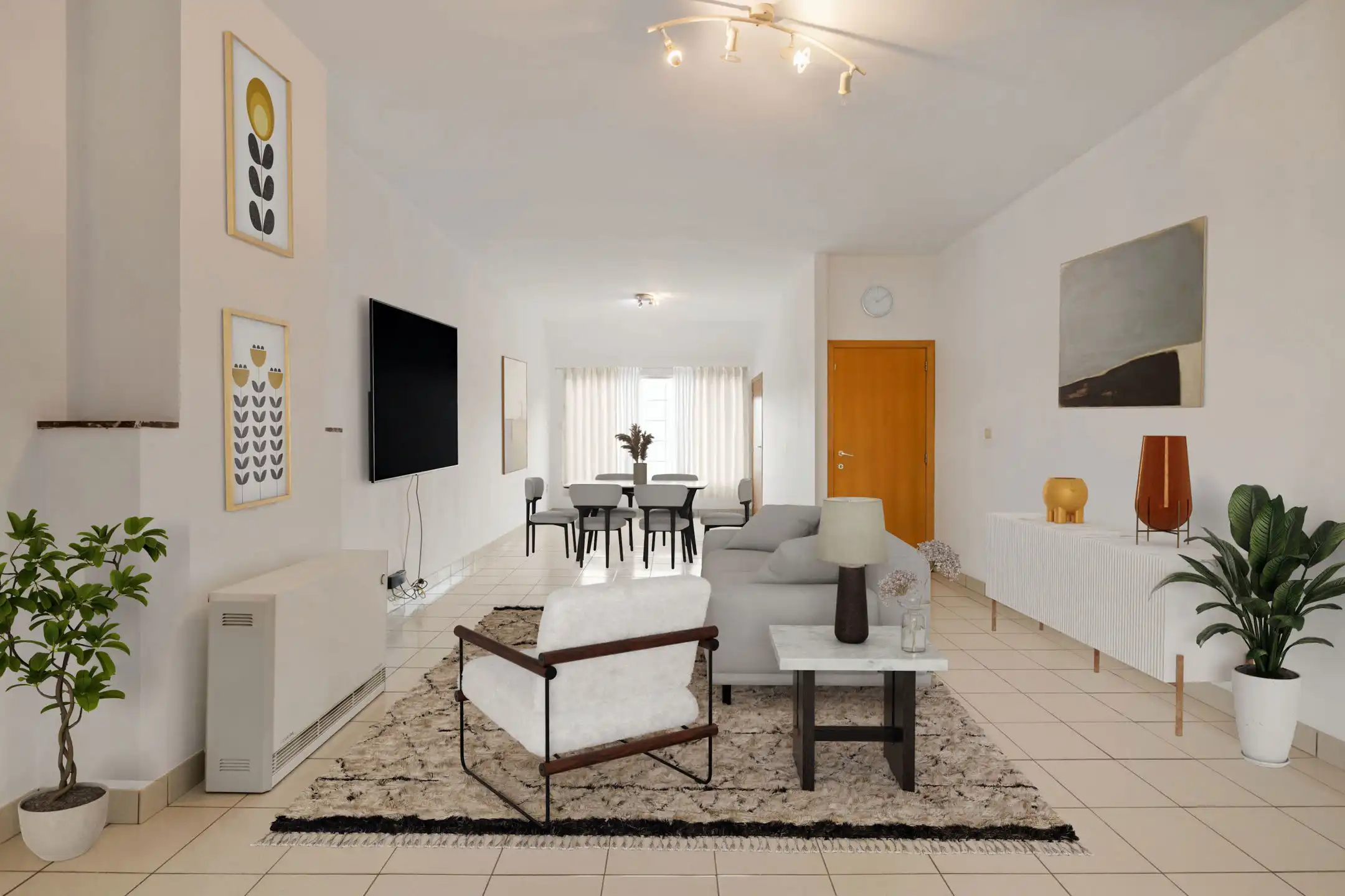 Gunstig gelegen woning 3 slpk met groot atelier/garage 63m² foto 4