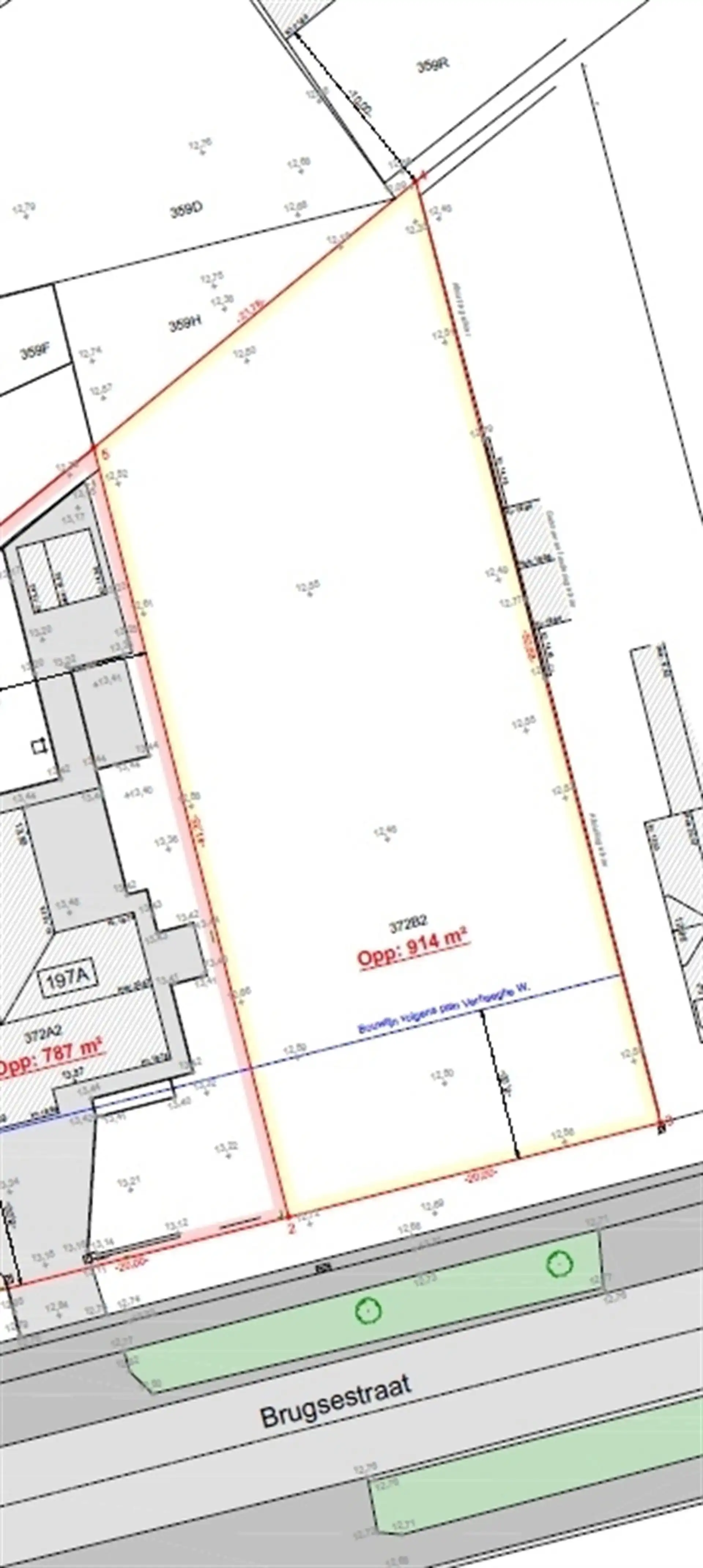 Perceel bouwgrond van 914 m². foto 4