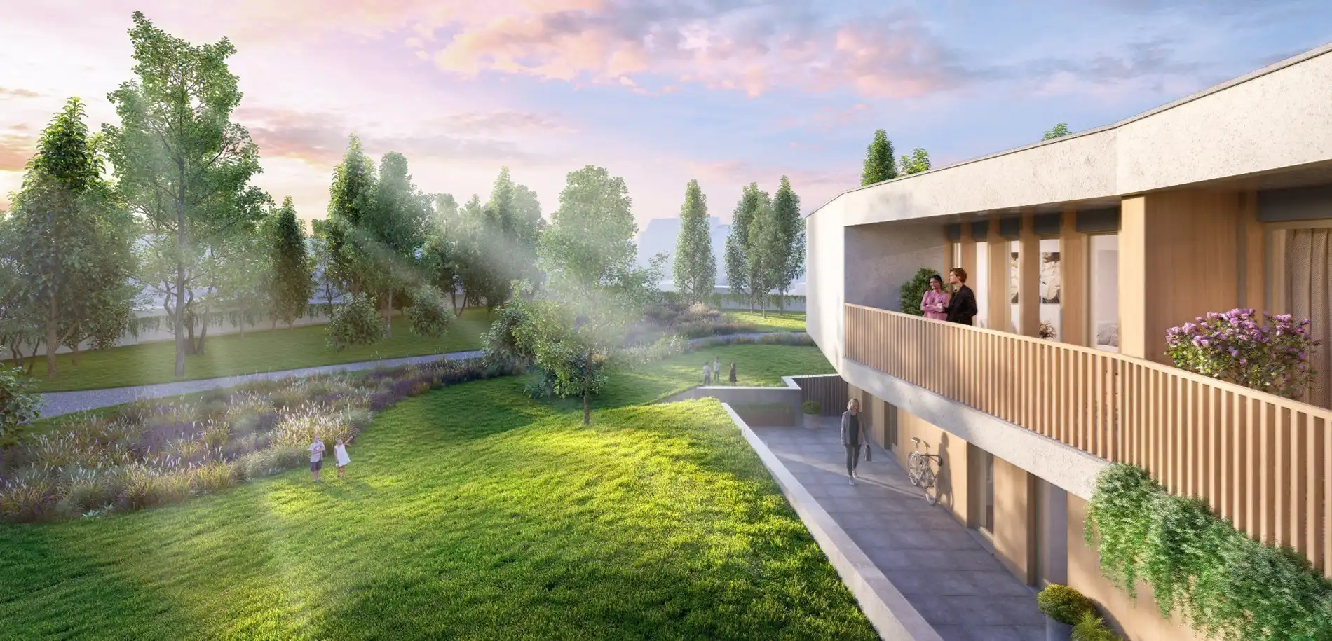 APPARTEMENT met terras, 69m², 1 slaapkamer - Res. Rongese-Park foto 9