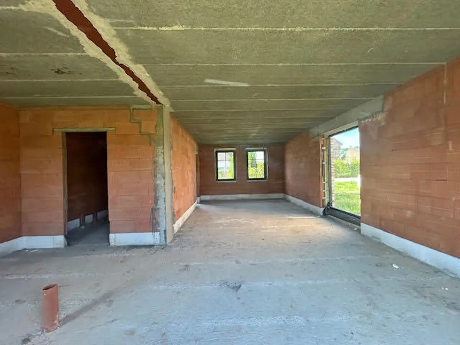 Sublieme 3 gevel woning - ruwbouw winddicht foto 3