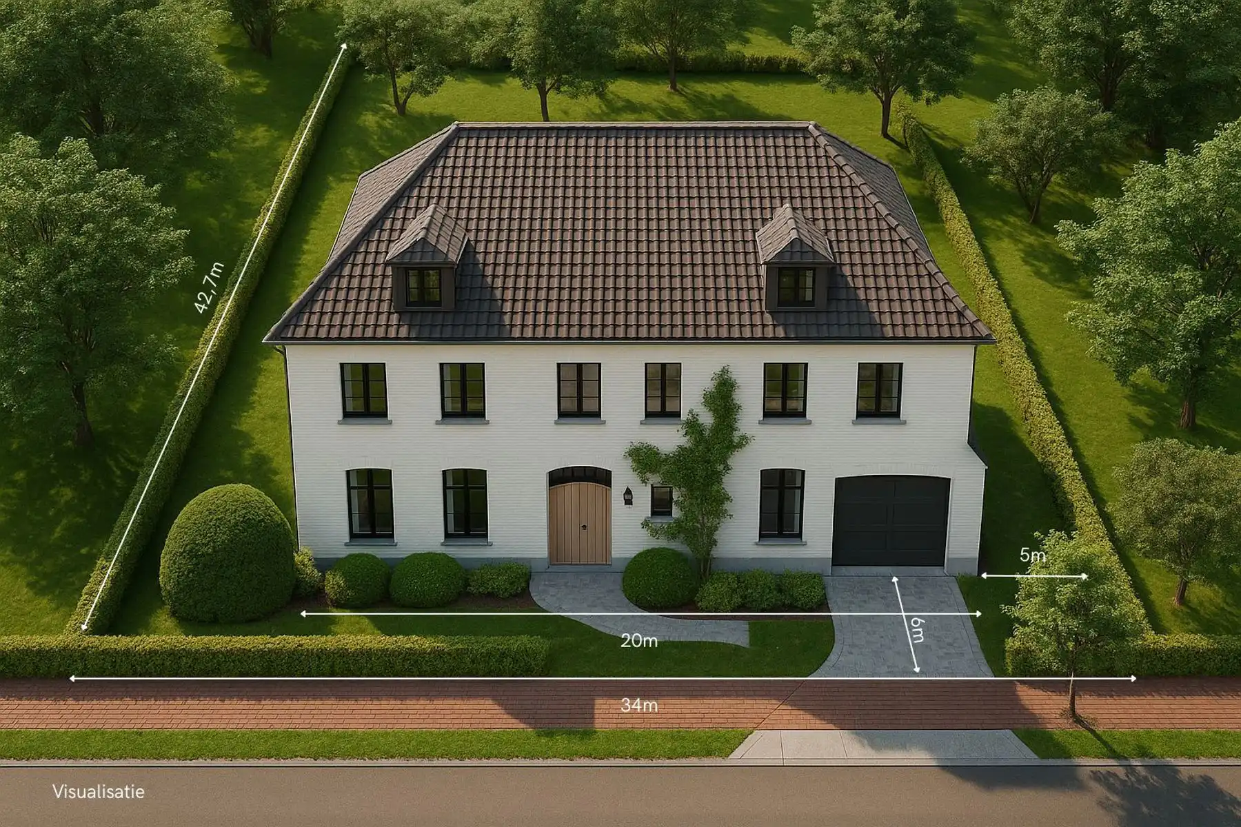 Bouw jouw droomvilla op 1.237m² in Europawijk Mol foto {{pictureIndex}}