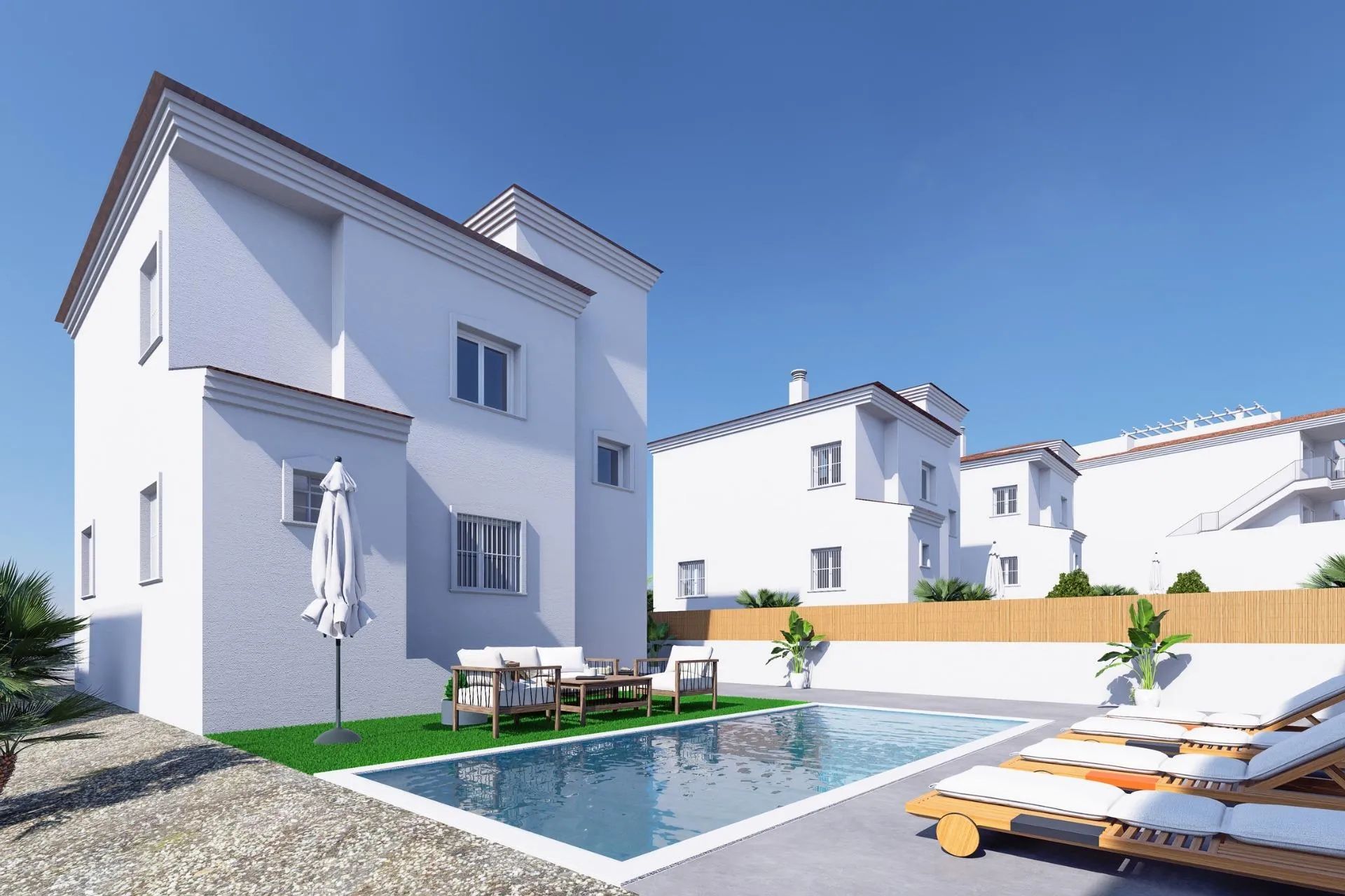 Leven in luxe en rust: eigentijdse villa’s en appartementen in het hart van de bergen van Castalla foto {{pictureIndex}}