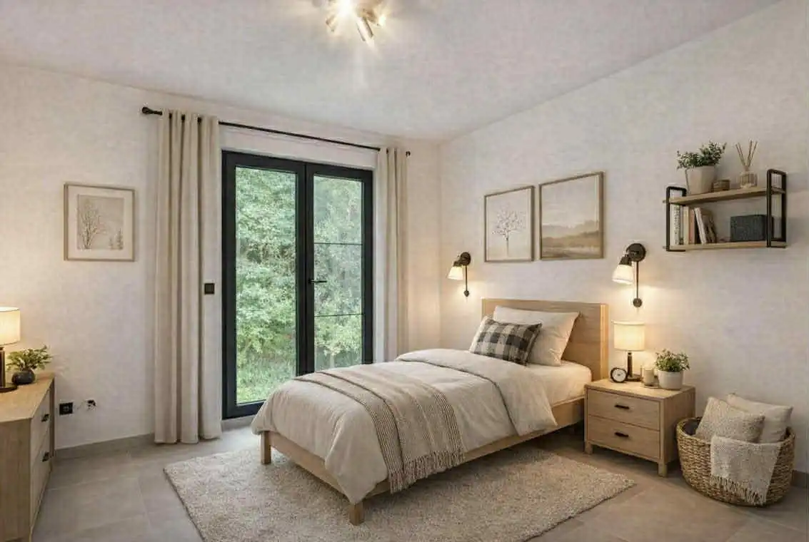 Nieuwe, energiezuinige open bebouwing in doodlopende straat. foto 27