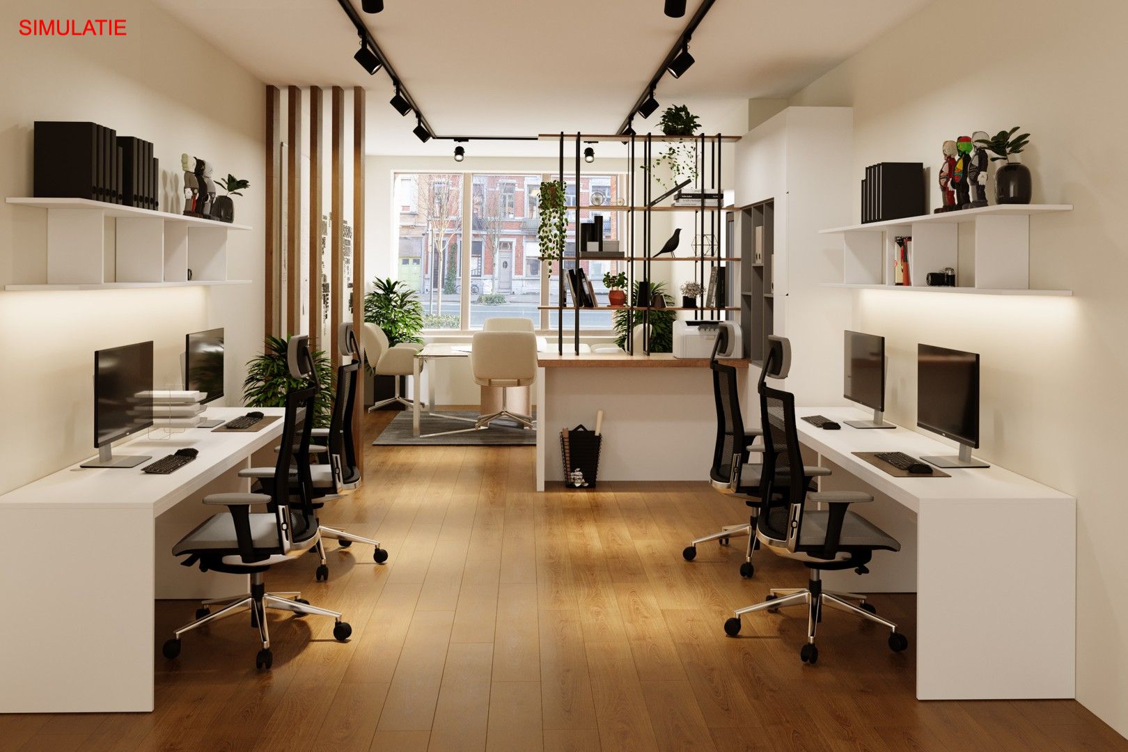 Combineer wonen en werken achter een authentieke gevel. foto {{pictureIndex}}