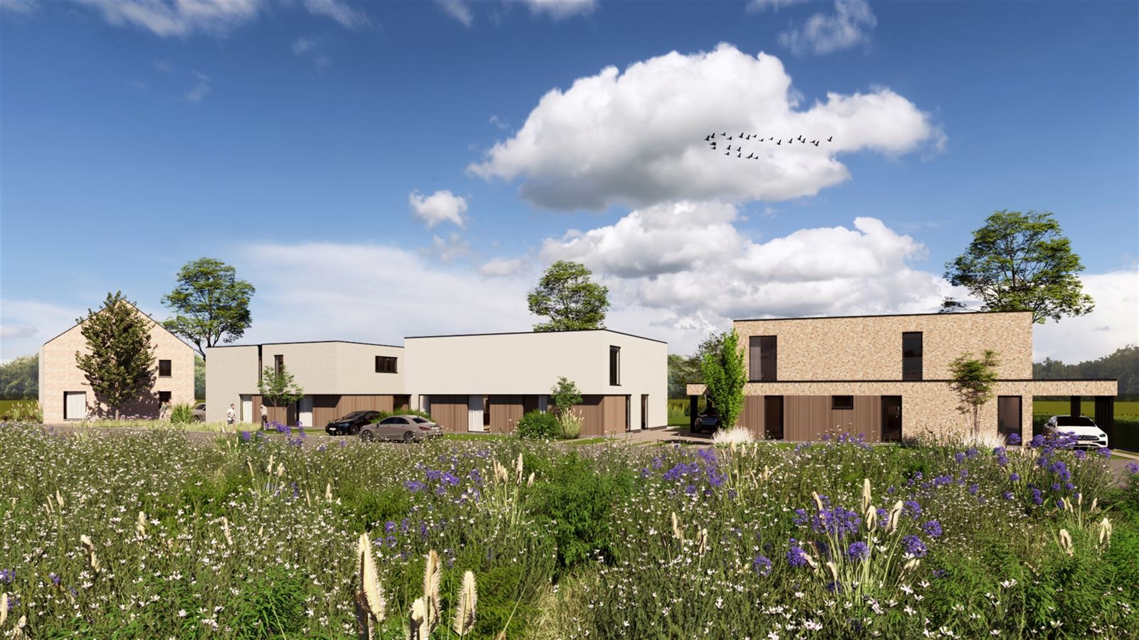 Rustig gelegen nieuwbouw met 3 slaapkamers. foto {{pictureIndex}}