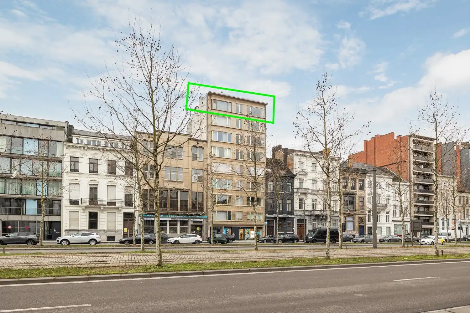Stijlvol 2-slp app met terras en panoramisch uitzicht over Antwerpen foto 2