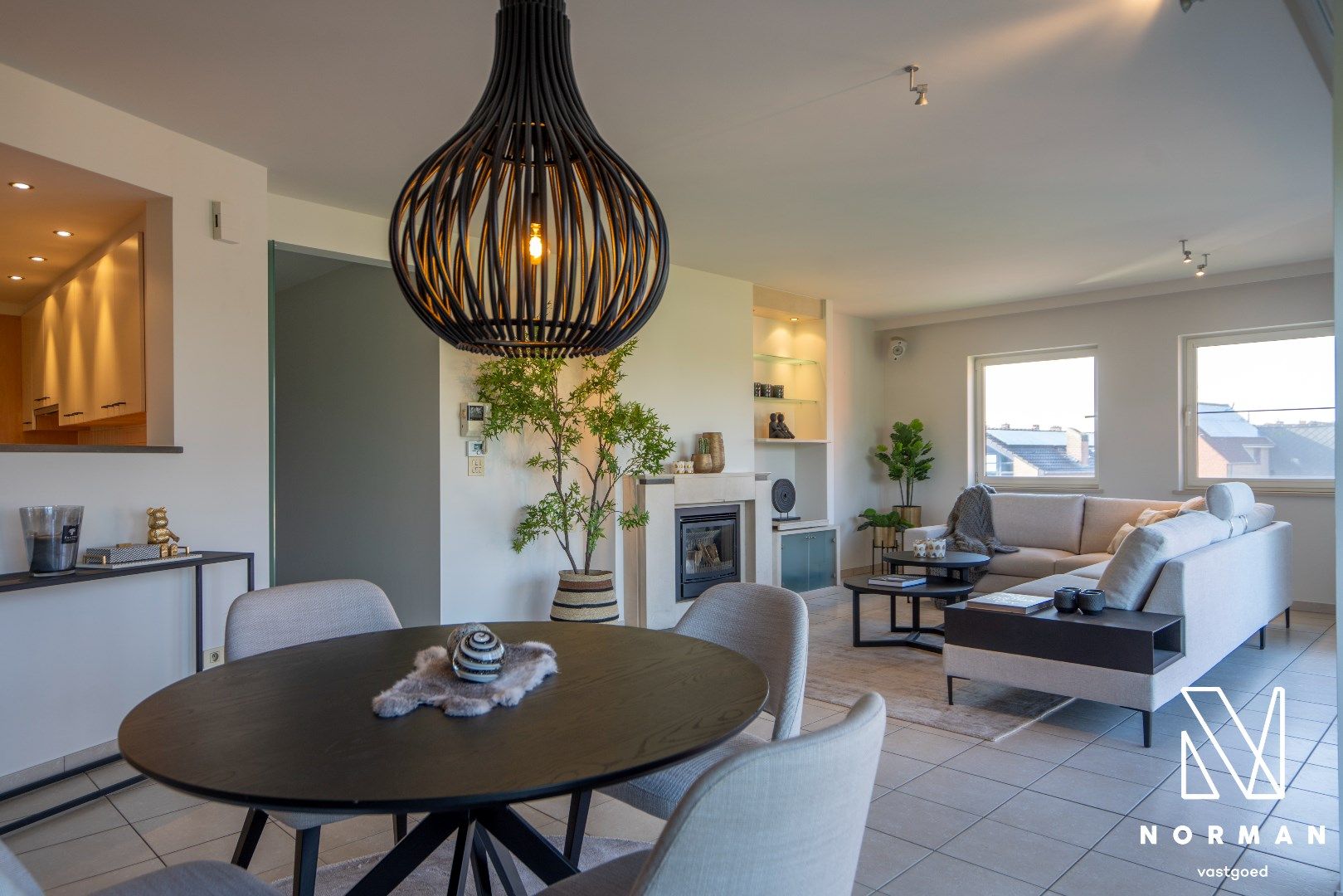 Ruim appartement met 2 slaapkamers, ondergrondse garage en prachtig zicht op de Leie foto 2