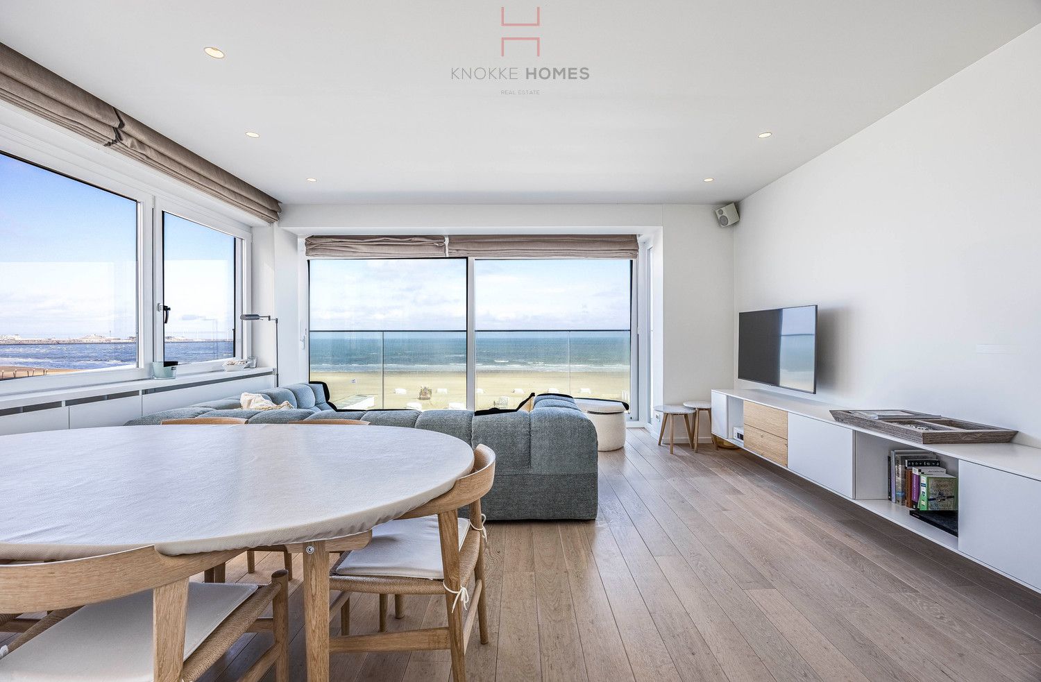 Prachtig hoekappartement op de zeedijk in Duinbergen foto 2