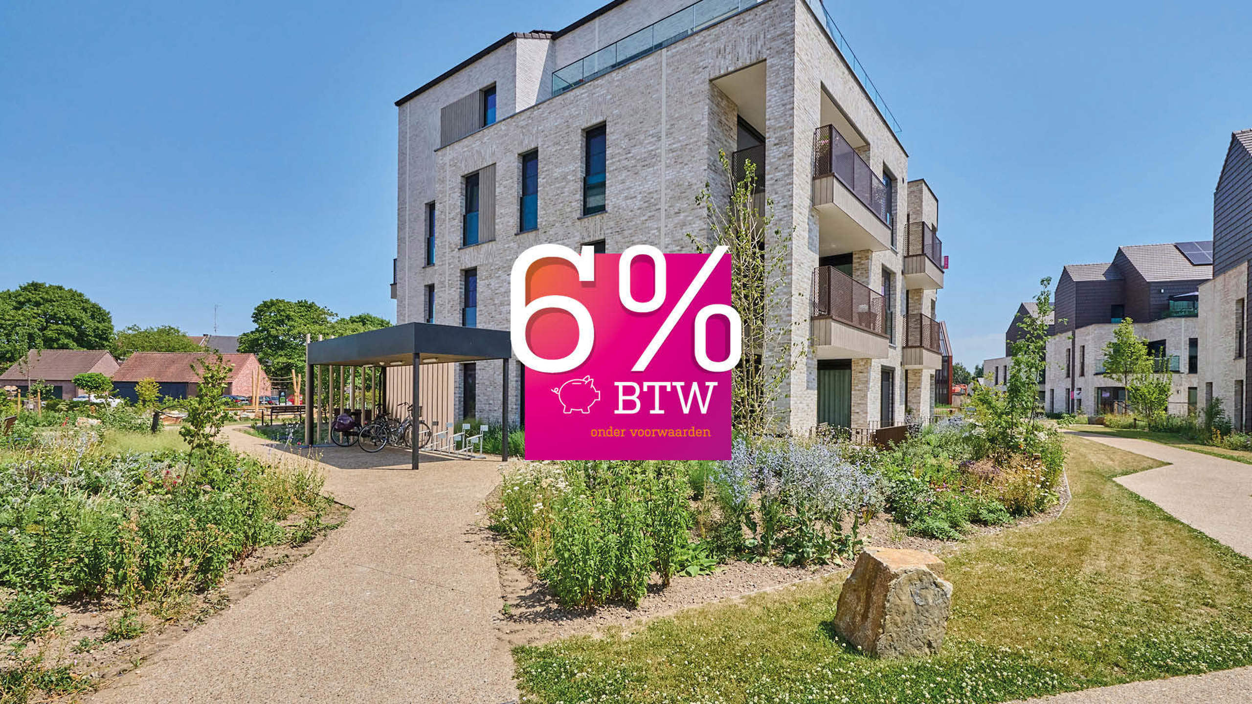 Nieuwbouwappartement eerste verdieping Agnetenpark foto {{pictureIndex}}