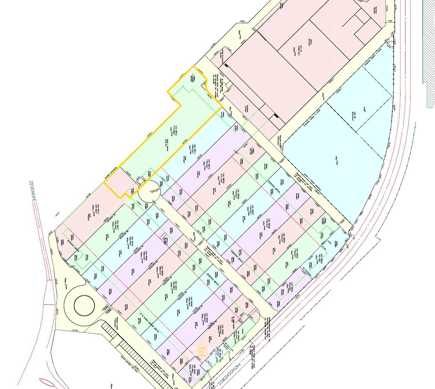 Instapklaar BEDRIJFSGEBOUW bestaande uit MAGAZIJNEN (2.685m²) met 2 LAADKADEN en instapklare KANTOREN (600m²) op industriezone "Herdersbrug" te Brugge foto 16