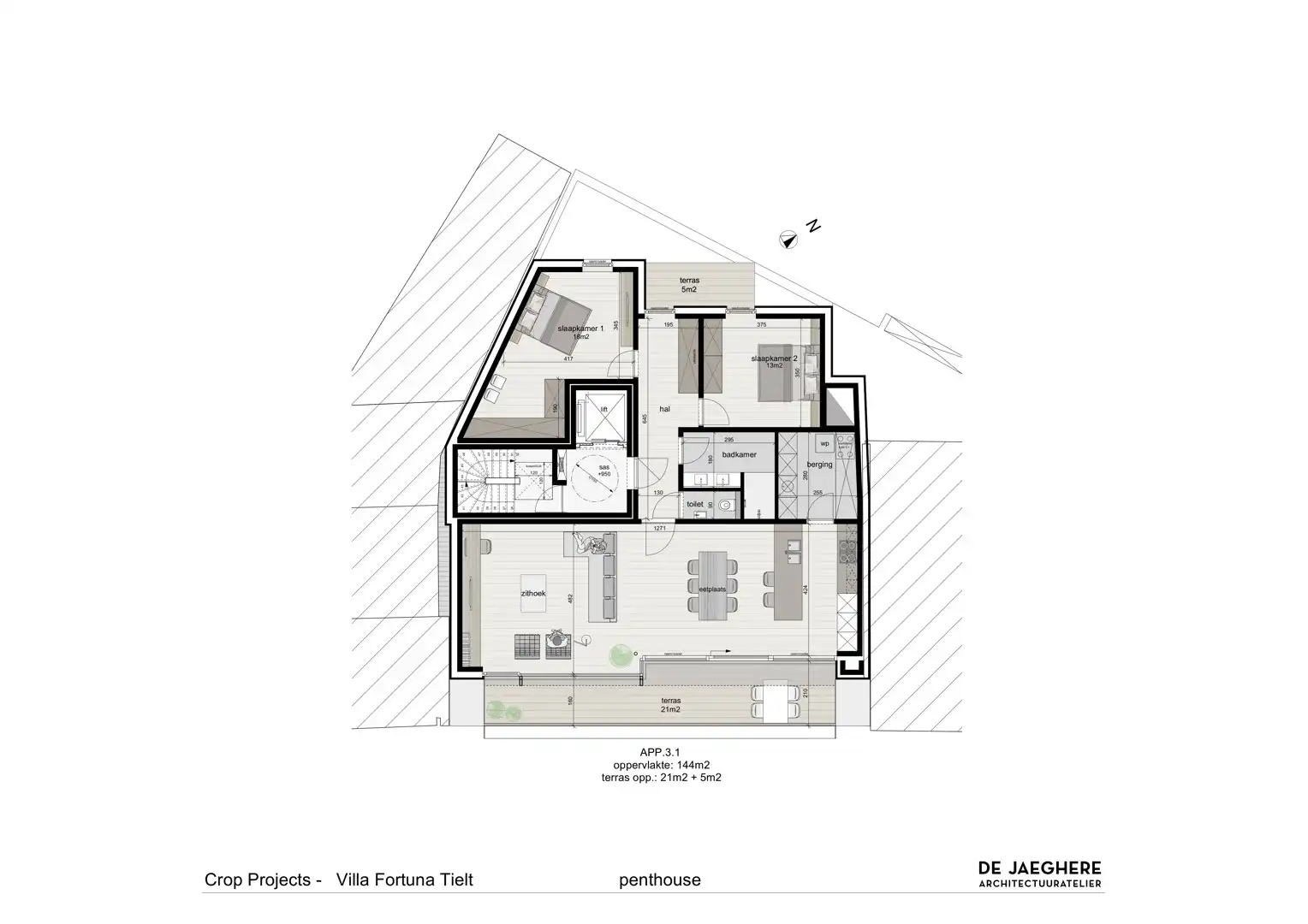 Nieuwbouwappartement in residentie 'Villa Fortuna' in het hartje van Tielt! foto 4