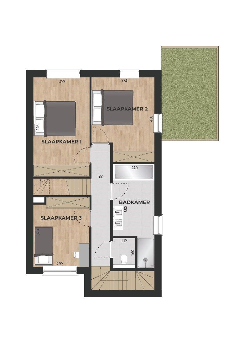 Halfvrijstaande woning in landelijke stijl op 3 a 70 ca (lot 5) (IN OPTIE). foto 9