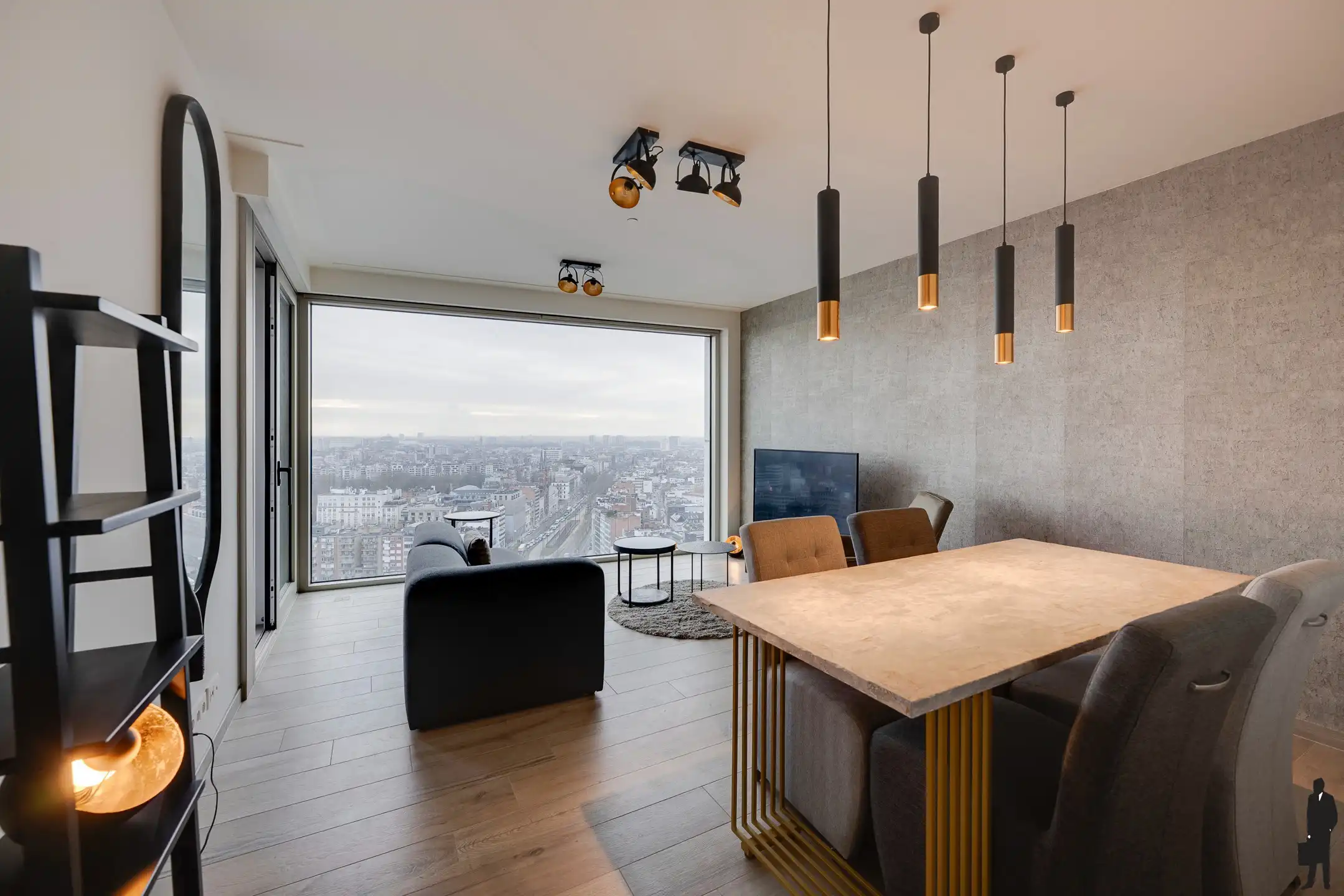 Exclusief 2-slaapkamer appartement op de 20ste verdieping | Antwerp Tower foto 2