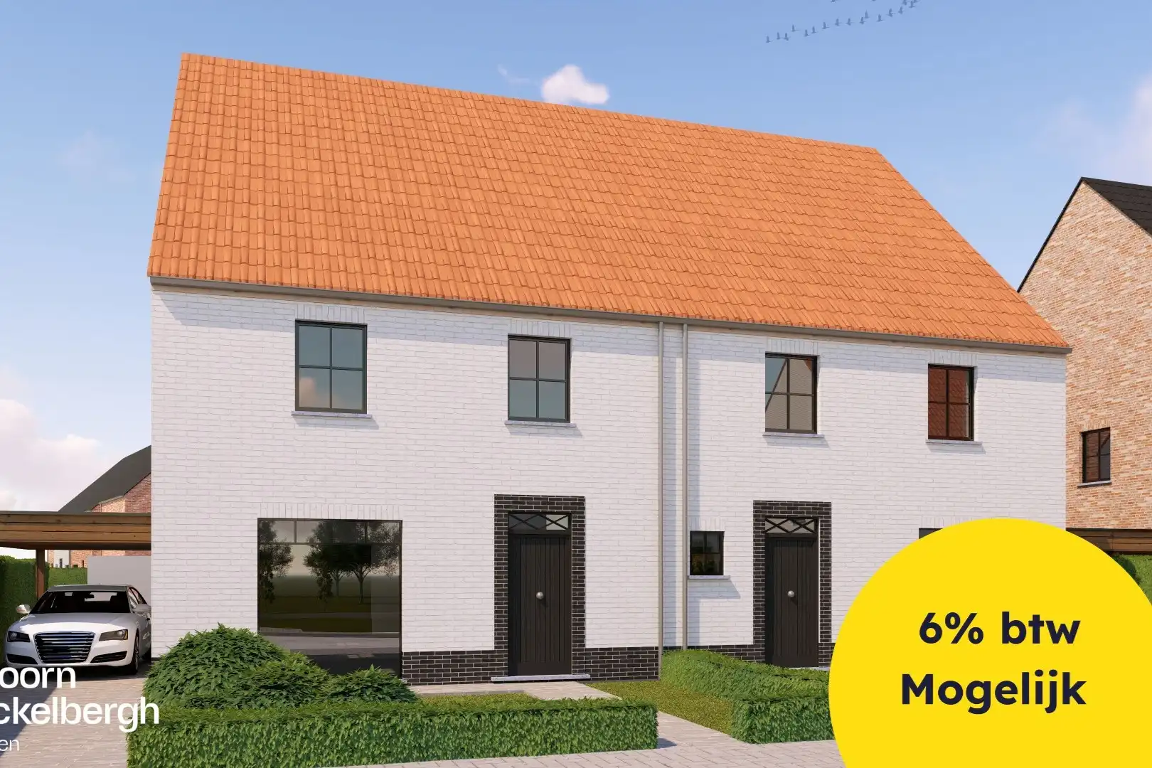 Ruime 3-slaapkamer nieuwbouwwoning in het centrum van Gistel foto {{pictureIndex}}