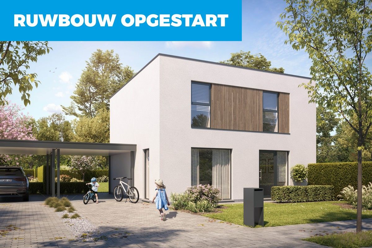 Laatste halfopen nieuwbouwwoning gelegen te Herdersem foto {{pictureIndex}}