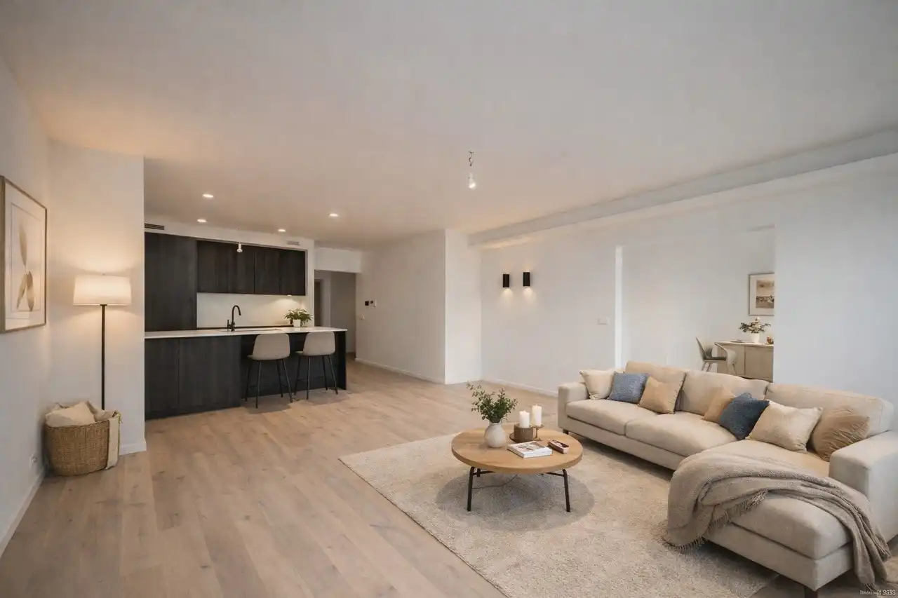 Stijlvol nieuwbouw appartement (±120 m²) met terras op toplocatie in Antwerpen foto {{pictureIndex}}