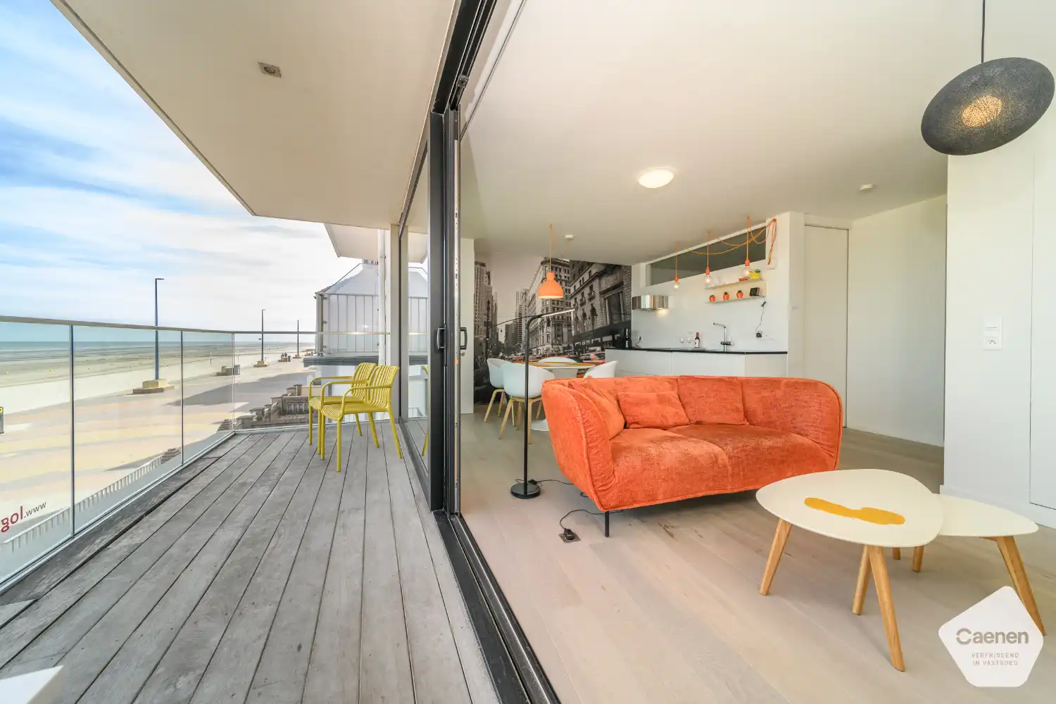 Te Koop – Instapklaar Gemeubeld Appartement met Frontaal Zeezicht foto 2