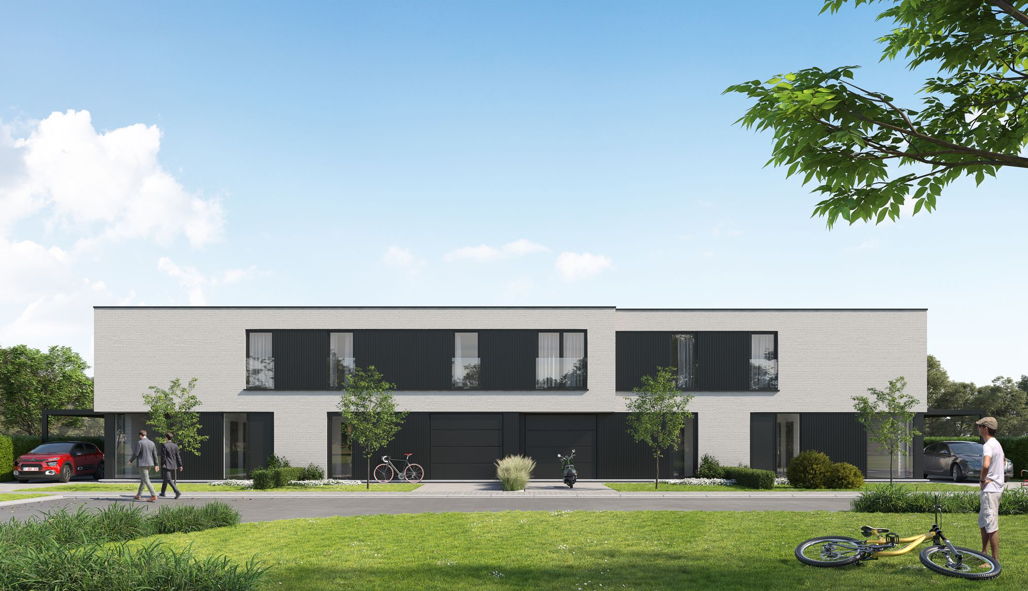 Moderne, halfopen woning foto {{pictureIndex}}