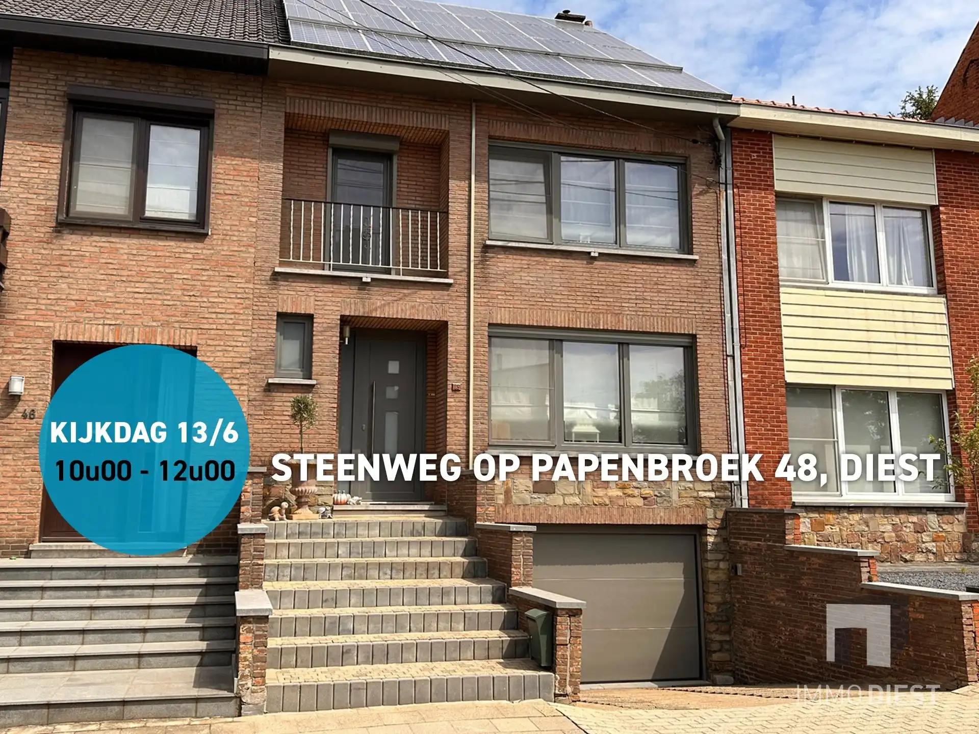 Zonnige woning met 3 slpks, garage en tuin foto {{pictureIndex}}
