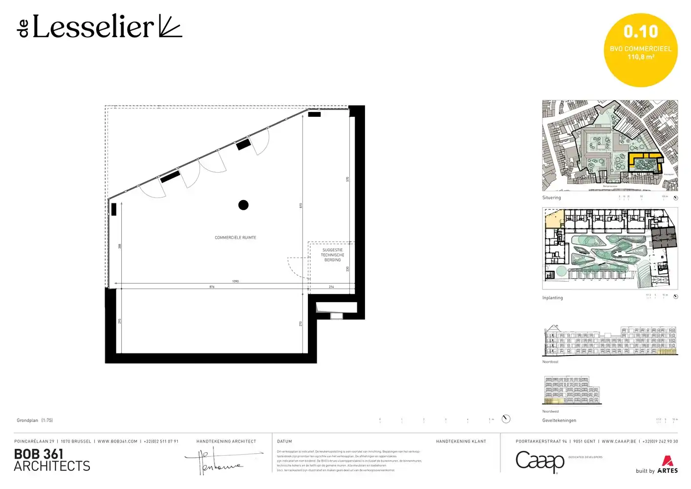 Commerciële ruimte te koop – 110,80 m² casco in Het Academisch Kwartier! foto 4