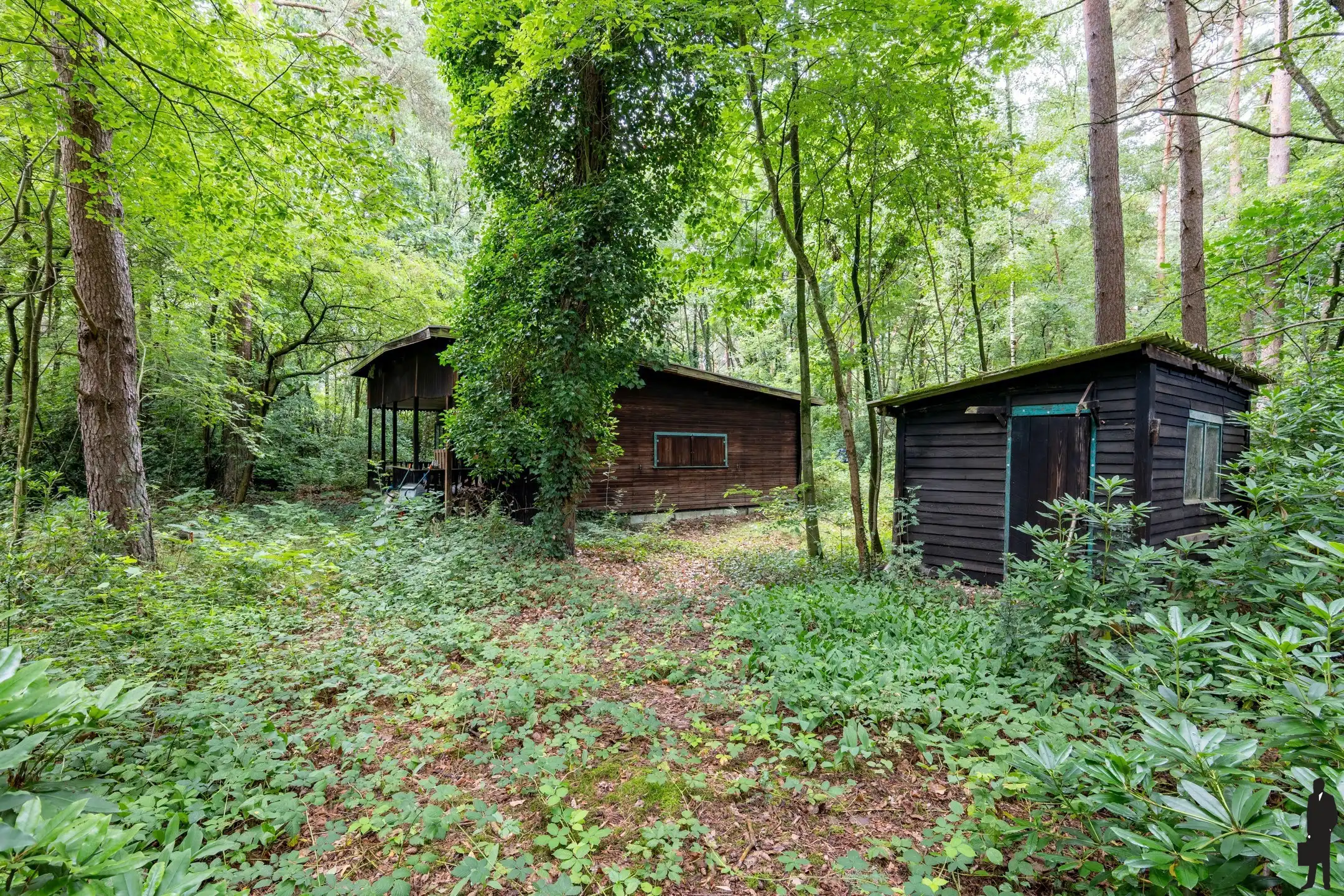 Bouwgrond met af te breken chalet foto 4