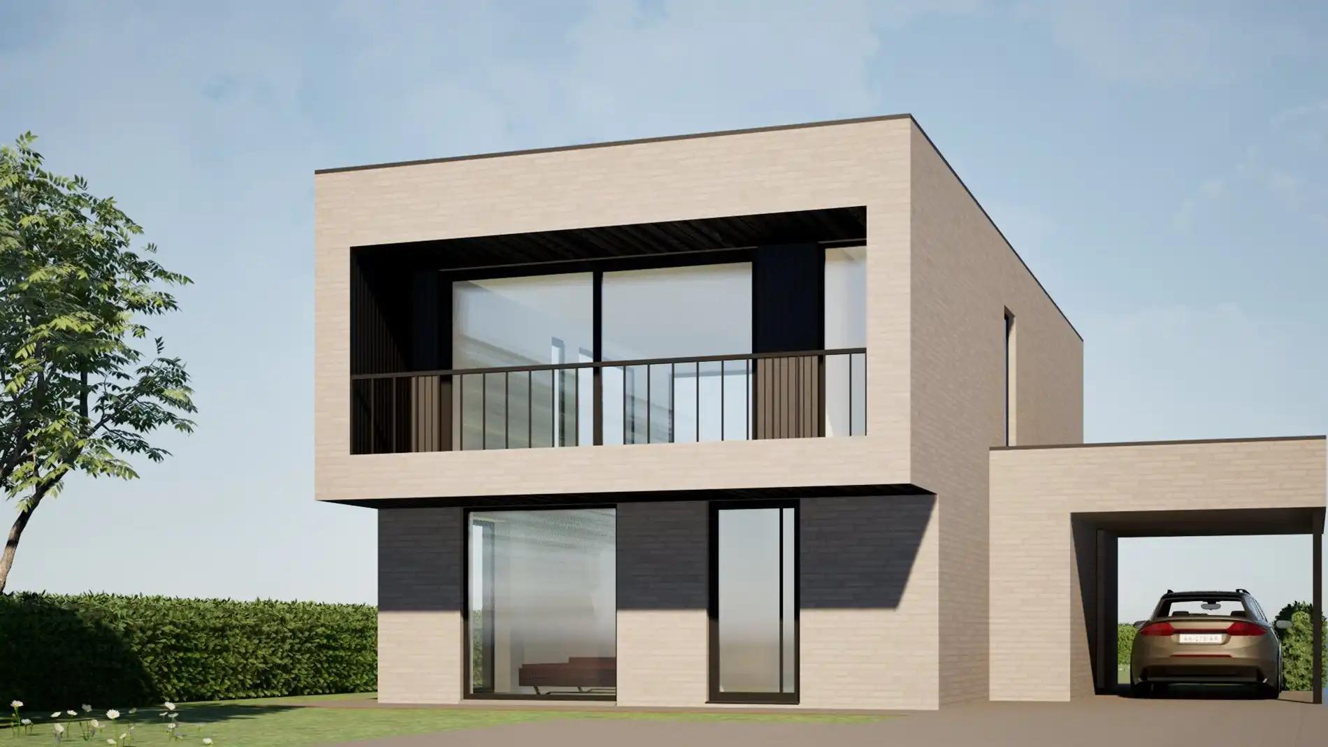 Bouwgrond voor open bebouwing in landelijke omgeving te Roksem (684 m²) foto 2
