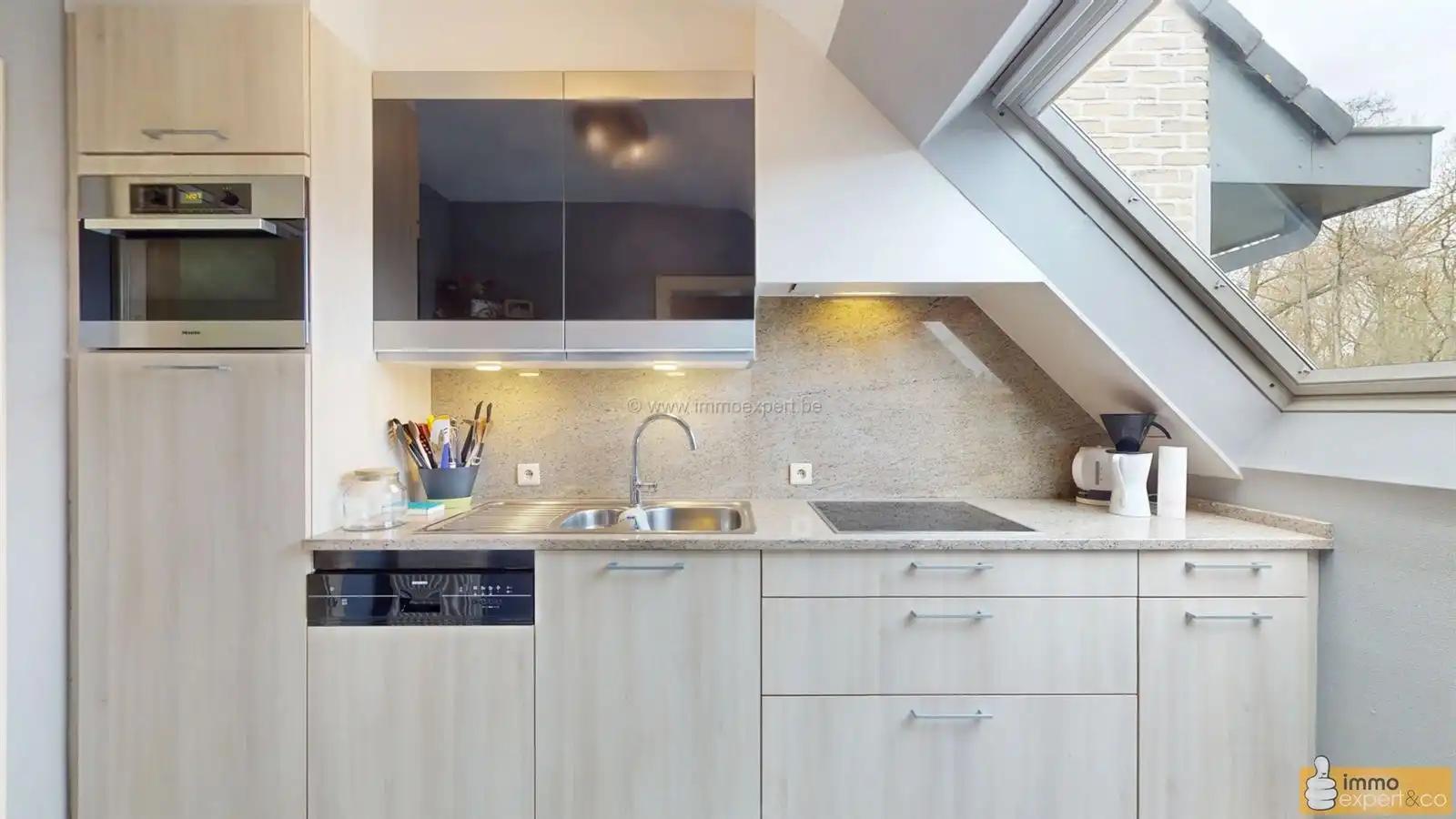 TERNAT : Duplex appartement 129m² in centrum met gesloten garage. foto 9