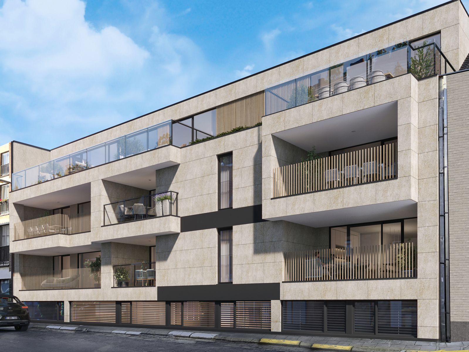 Appartement 3e verdiep met zonnig terras  foto {{pictureIndex}}