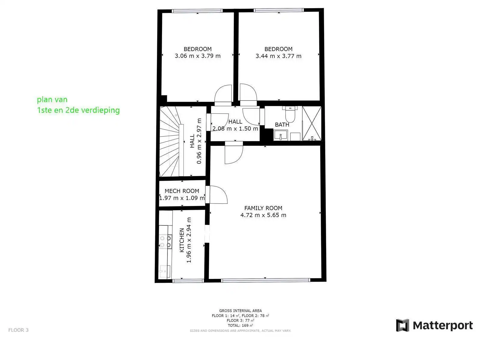 Appartement op de 1ste verdieping met 2 slaapkamers foto 3