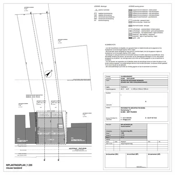 VERGUND PROJECT VAN TWEE GESLOTEN BEBOUWINGEN OP 10A59CA MET CENTRALE LIGGING IN HALLE-BOOIENHOVEN foto 10