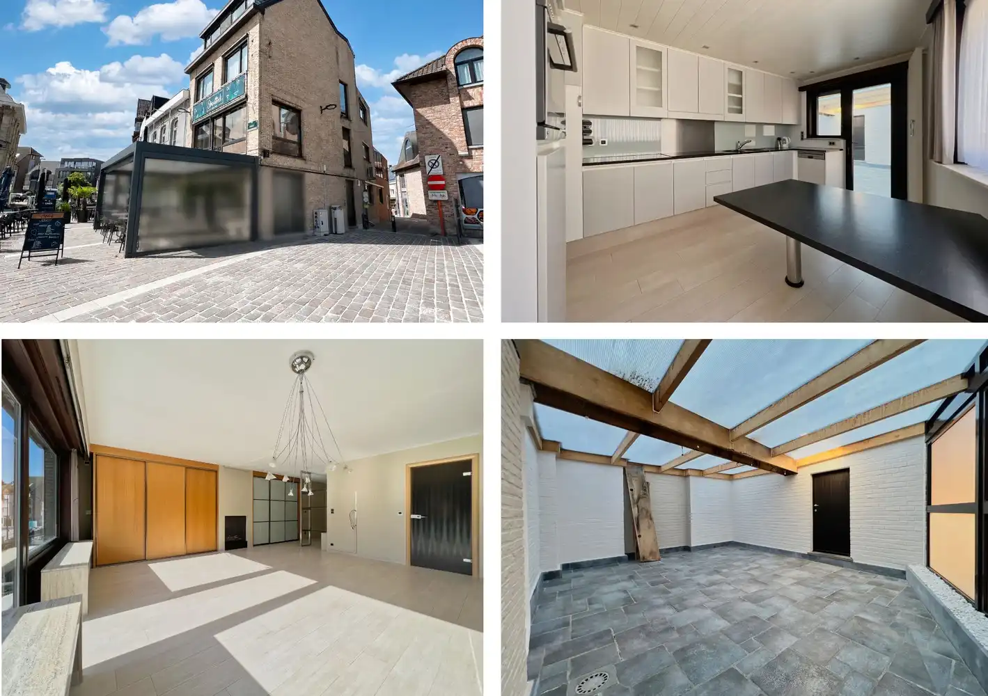 Heel ruim appartement (4 slpks.) + terras in hartje Torhout foto {{pictureIndex}}