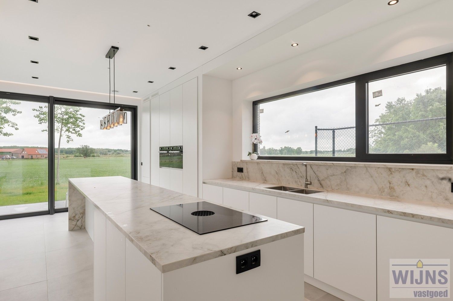 ZEER RUIME NIEUWBOUW OPEN BEBOUWING MET PRACHTIG VERZICHT OVER WEILANDEN foto 22