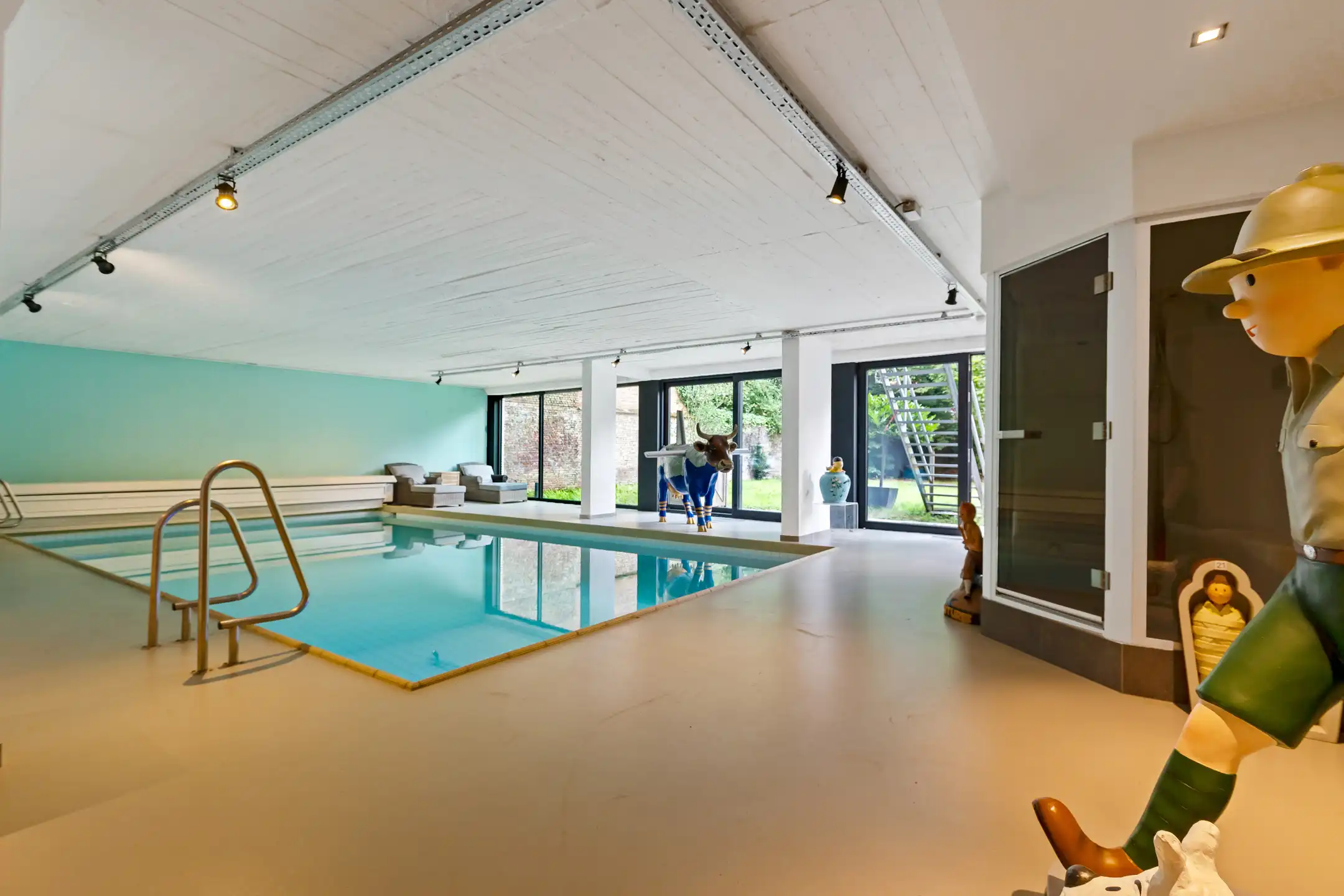 Duplex met zwembad en tuin op uitstekende locatie in Berchem foto 25