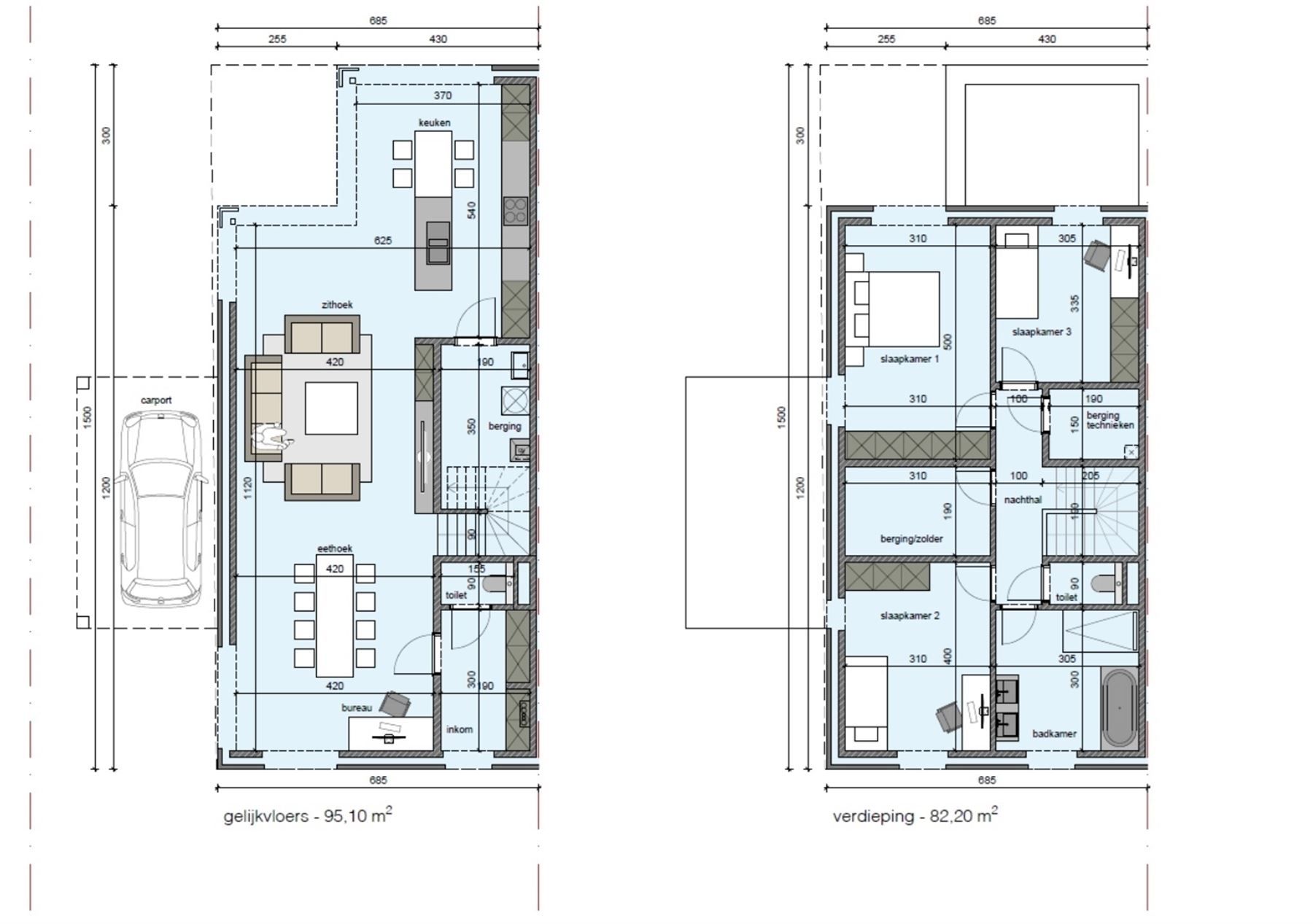 Energiezuinige nieuwbouwwoning met carport in groene omgeving foto 14