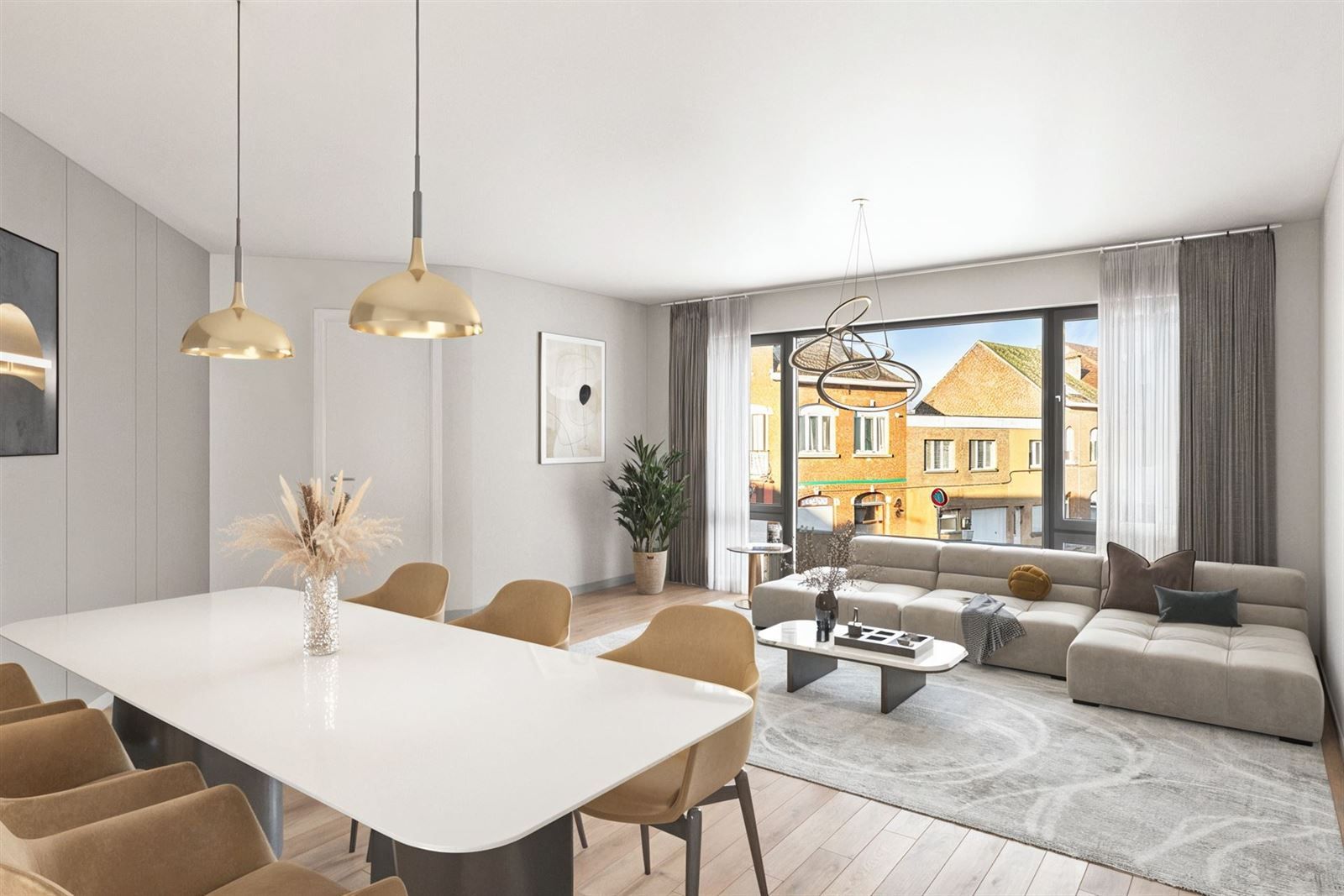 Hoofdfoto van de publicatie: Lichtrijk appartement (88m²) op 1ste verdiep met 3 slaapkamers