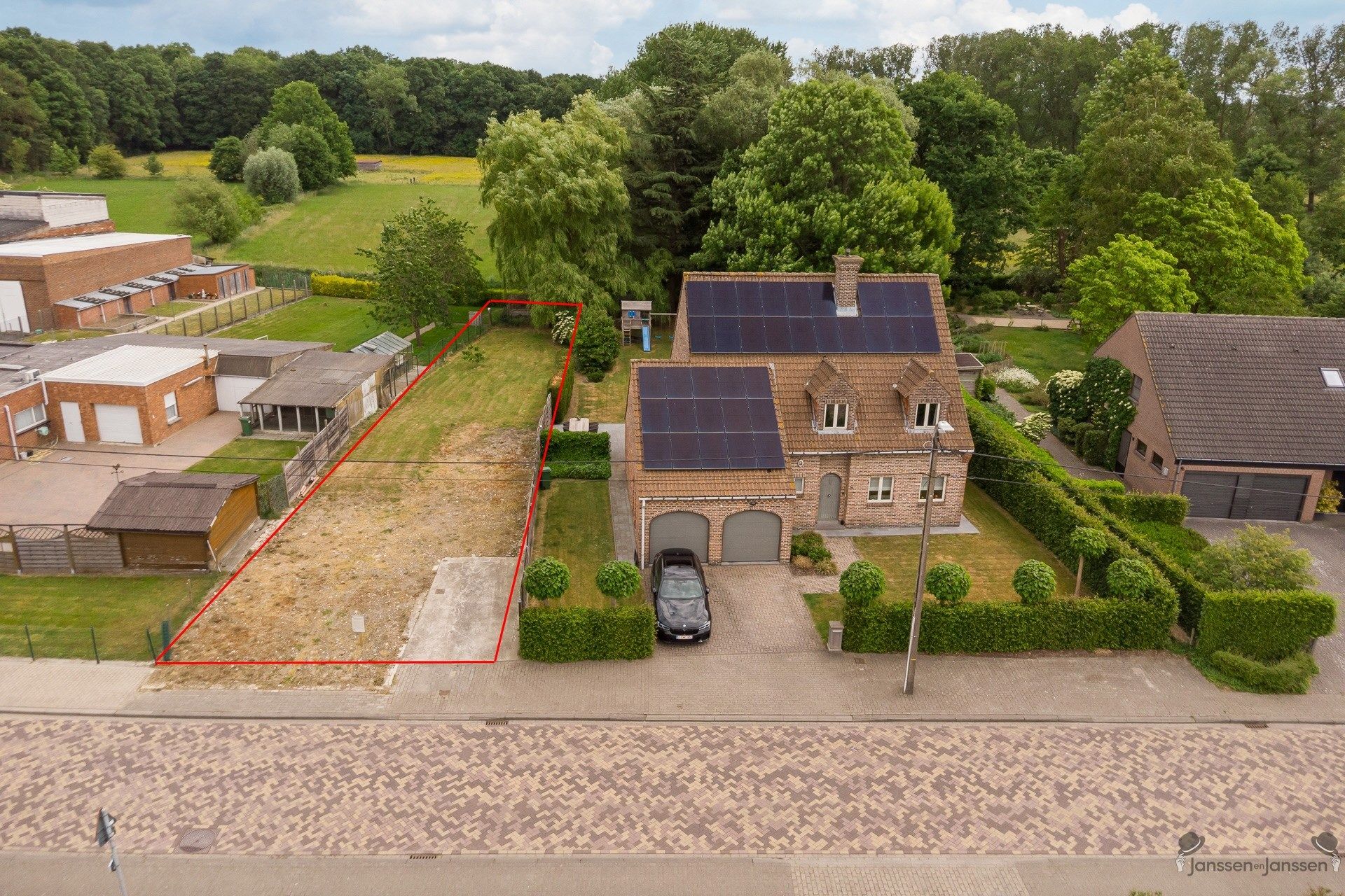 Bouwgrond HOB 455 m² rustig en zongericht  foto {{pictureIndex}}