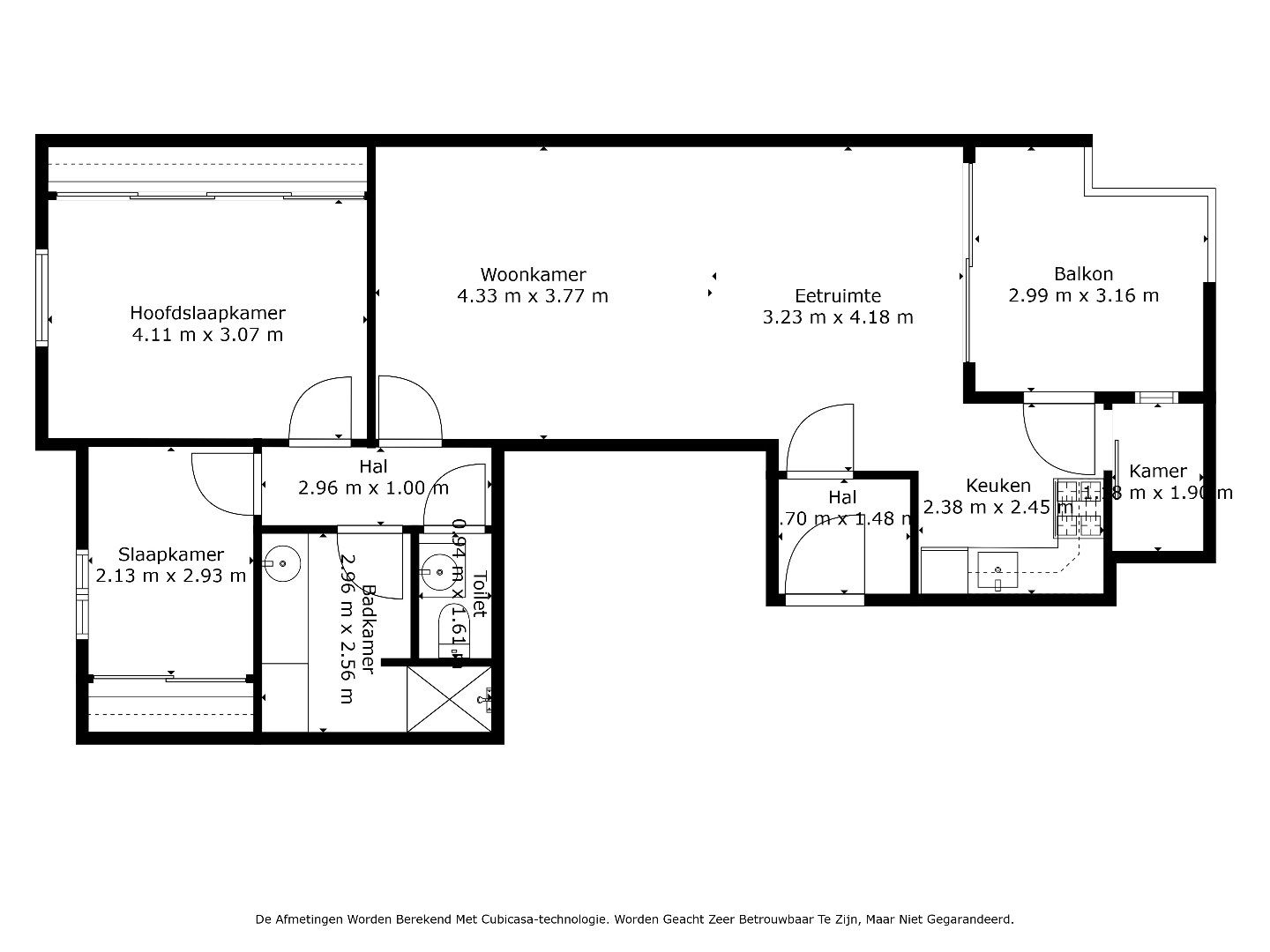 ENERGIEZUINIG APPARTEMENT MET 2 SLPKS + GARAGEBOX IN HARTJE LANAKEN !  foto 22