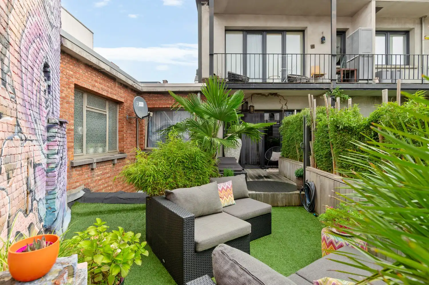Instapklaar appartement (50 m²) met prachtig 'Ibiza Bohemian' terras nabij Zurenborg foto 24