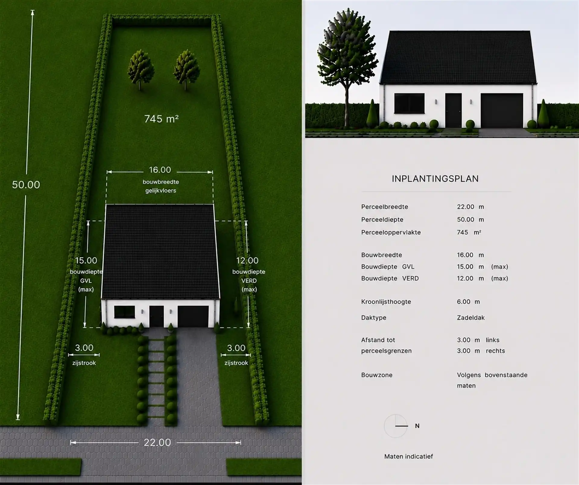 Gunstig gelegen bouwgrond van 745m² foto 2