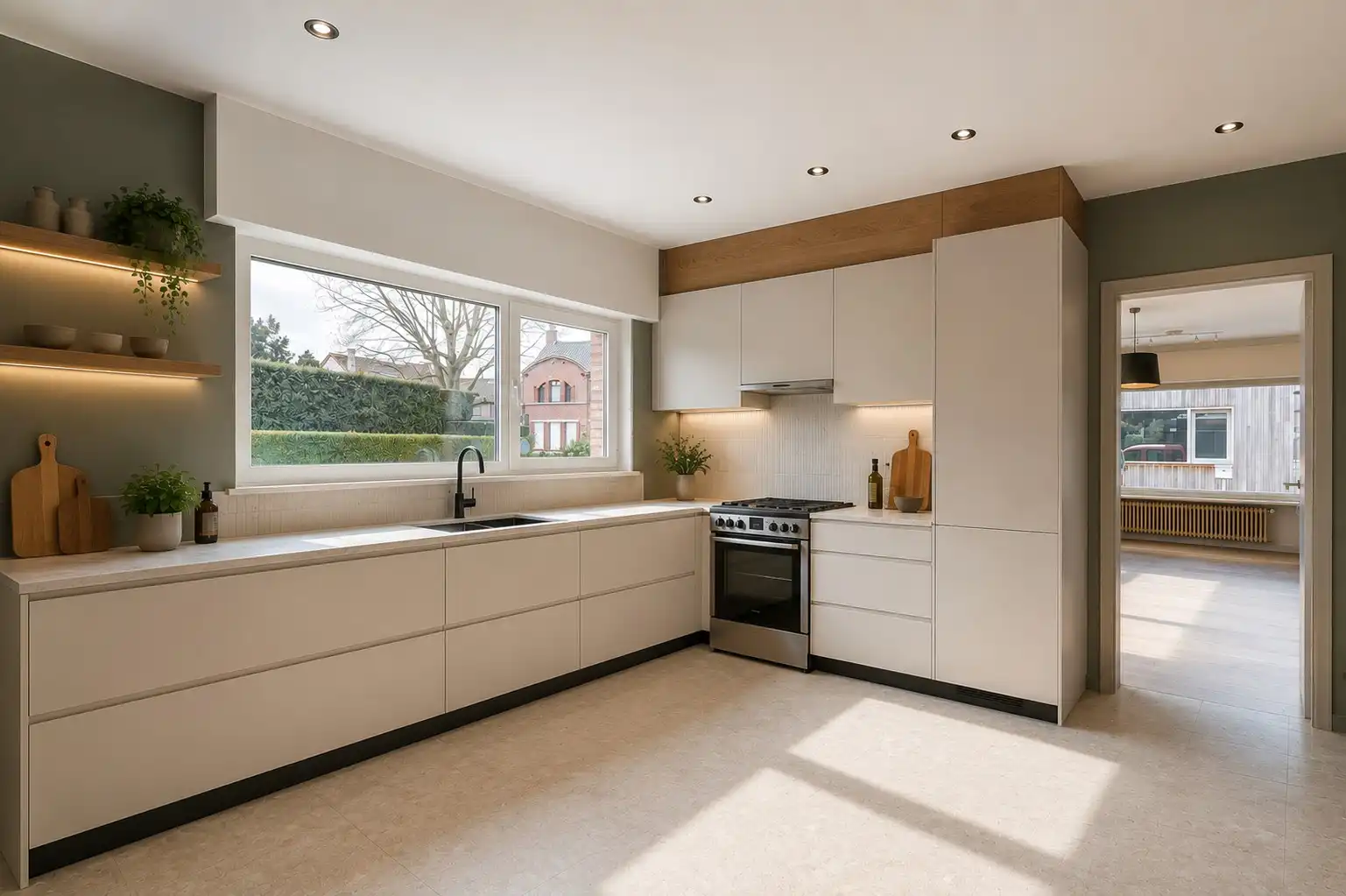 Zeer ruime woning met handelsruimte, garages en zonnige tuin foto 8