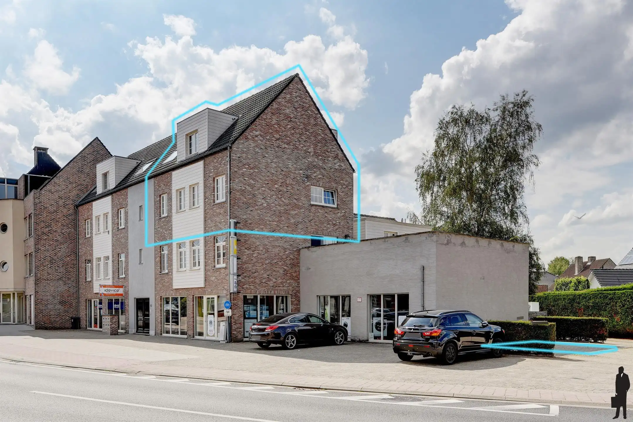 Duplex appartement ca 124 m² met 2x parking. EPC B . foto 2