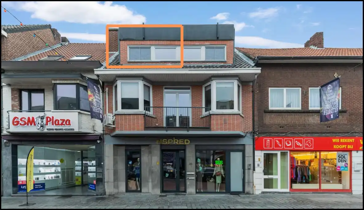 Modern duplex appartement te huur in het centrum van Maasmechelen foto {{pictureIndex}}