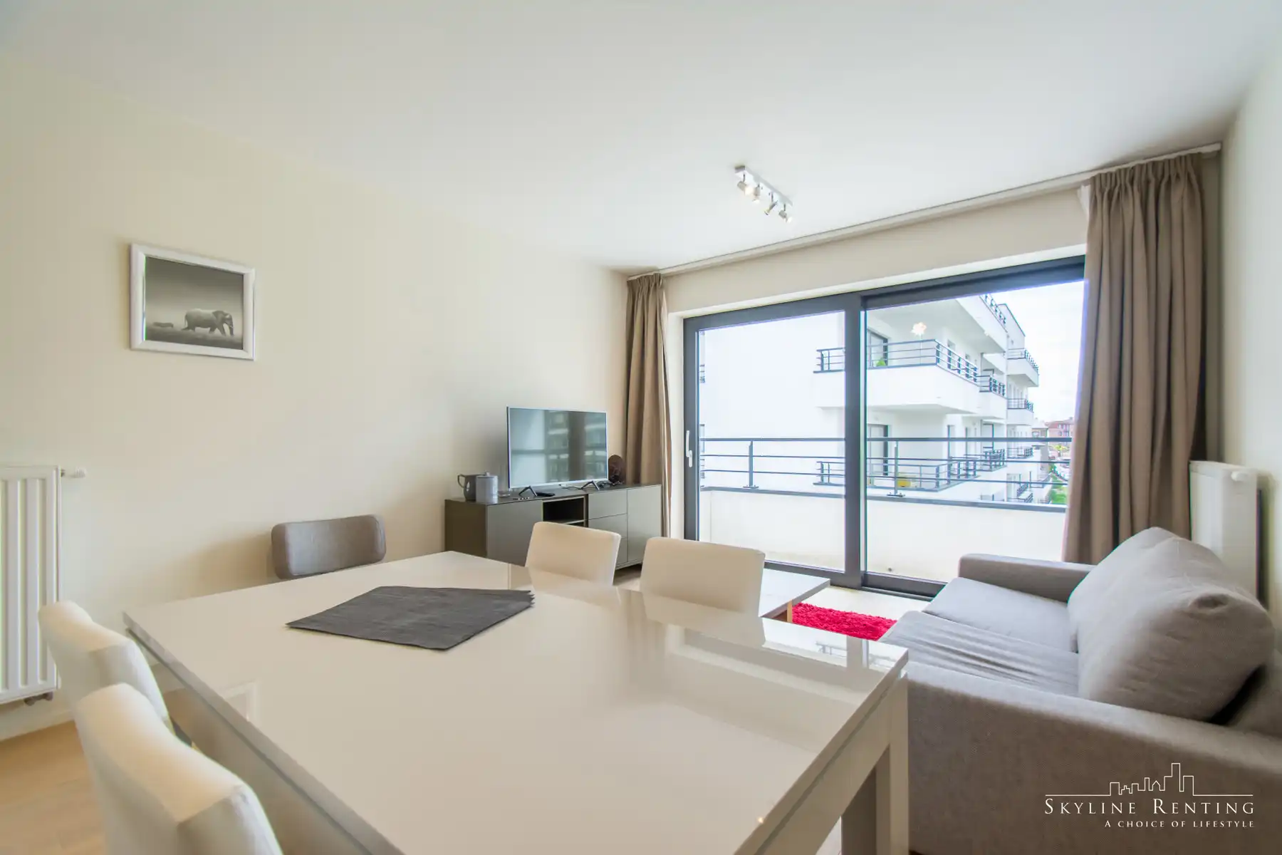 LICHTRIJK - Gemeubeld 1k appartement met terras (NAVO area) foto 2