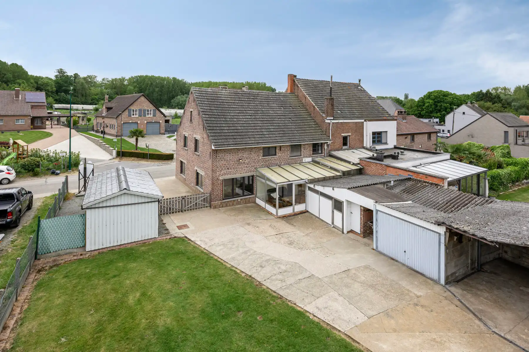 BOUWGROND van +/-2000m² voor open bebouwing - groene ligging foto 8