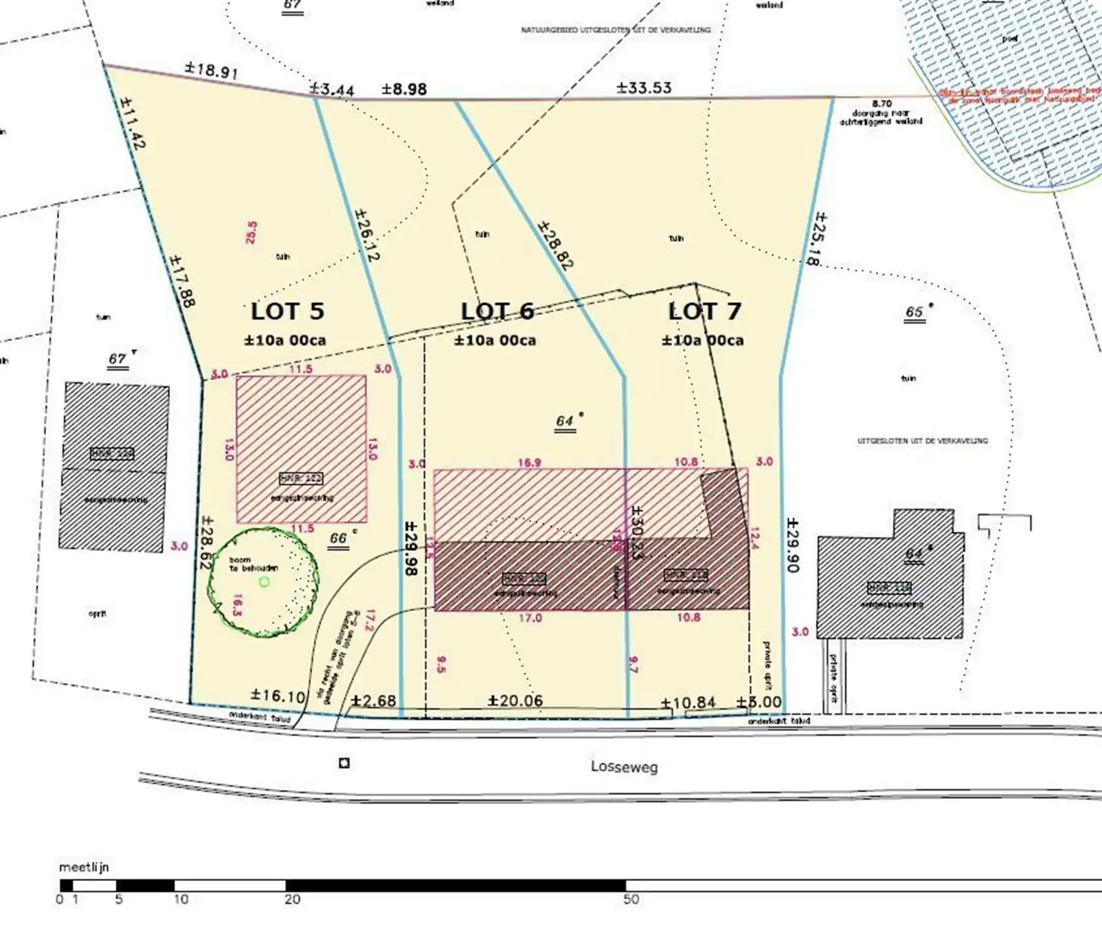 Bouwgrond van 10 are voor viergevelwoning foto 3