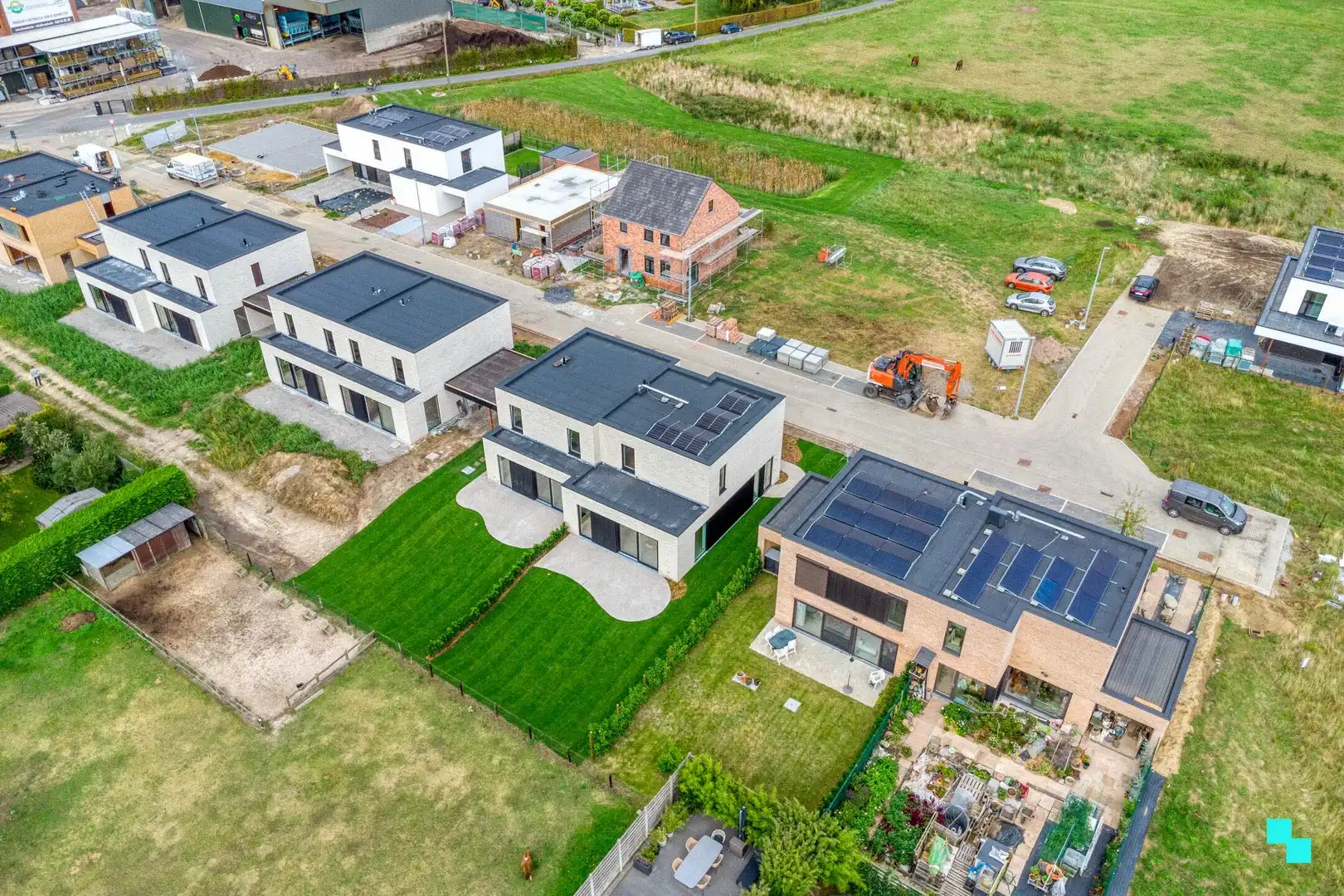 Halfopen nieuwbouwwoning in Wielsbeke foto 31