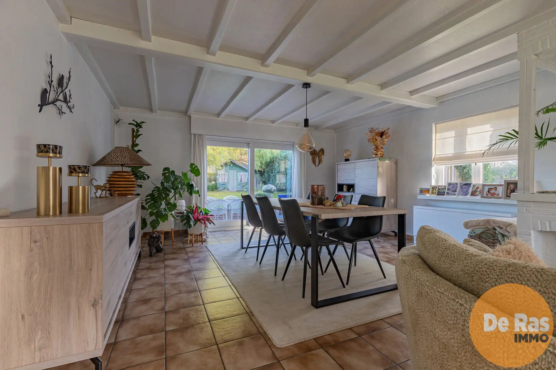 RESSEGEM -Residentieel gelegen fermette met 3slp/garage/tuin foto 2