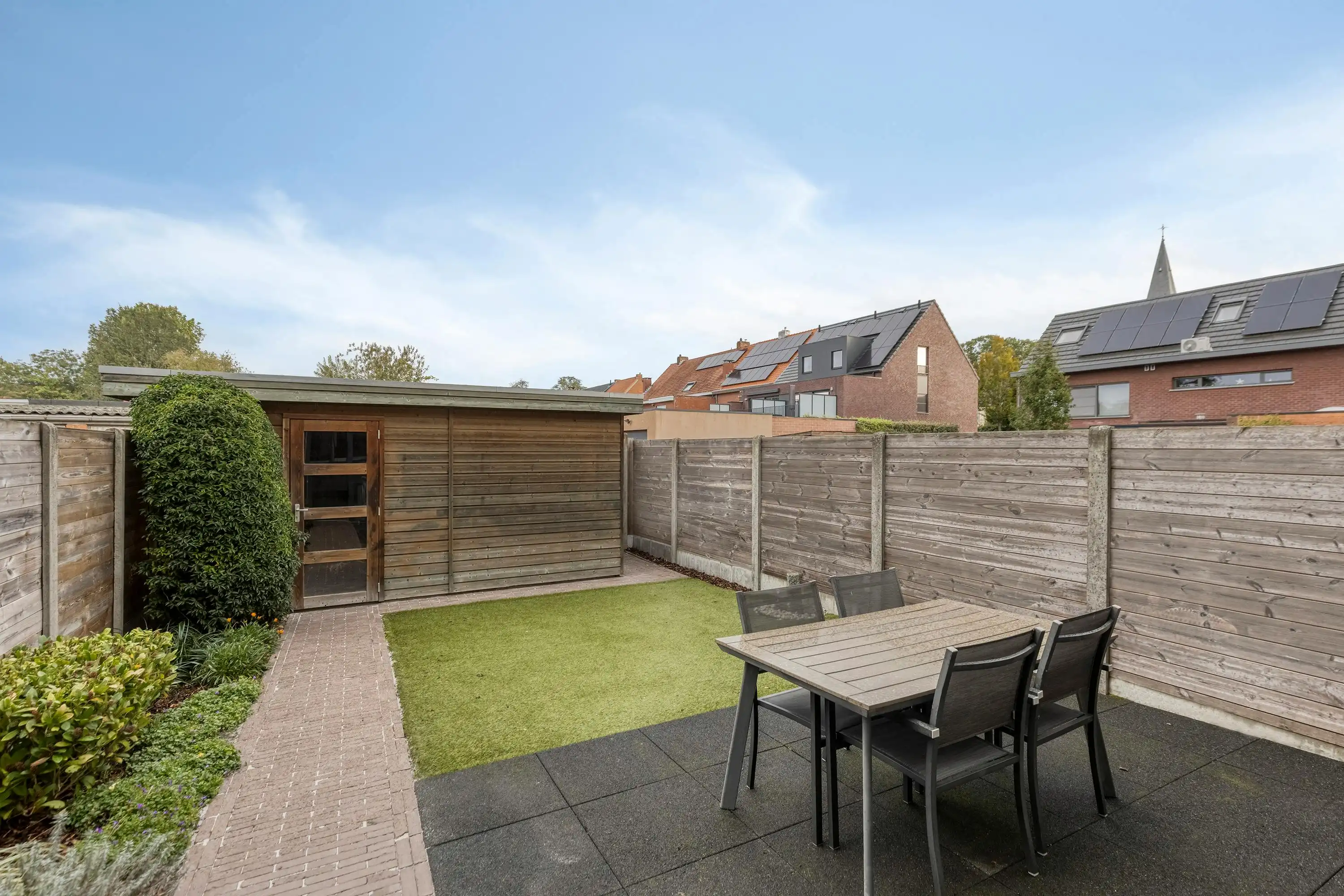 Gelijkvloers appartement met 1 slpk en tuin te Essen-centrum!  foto 13